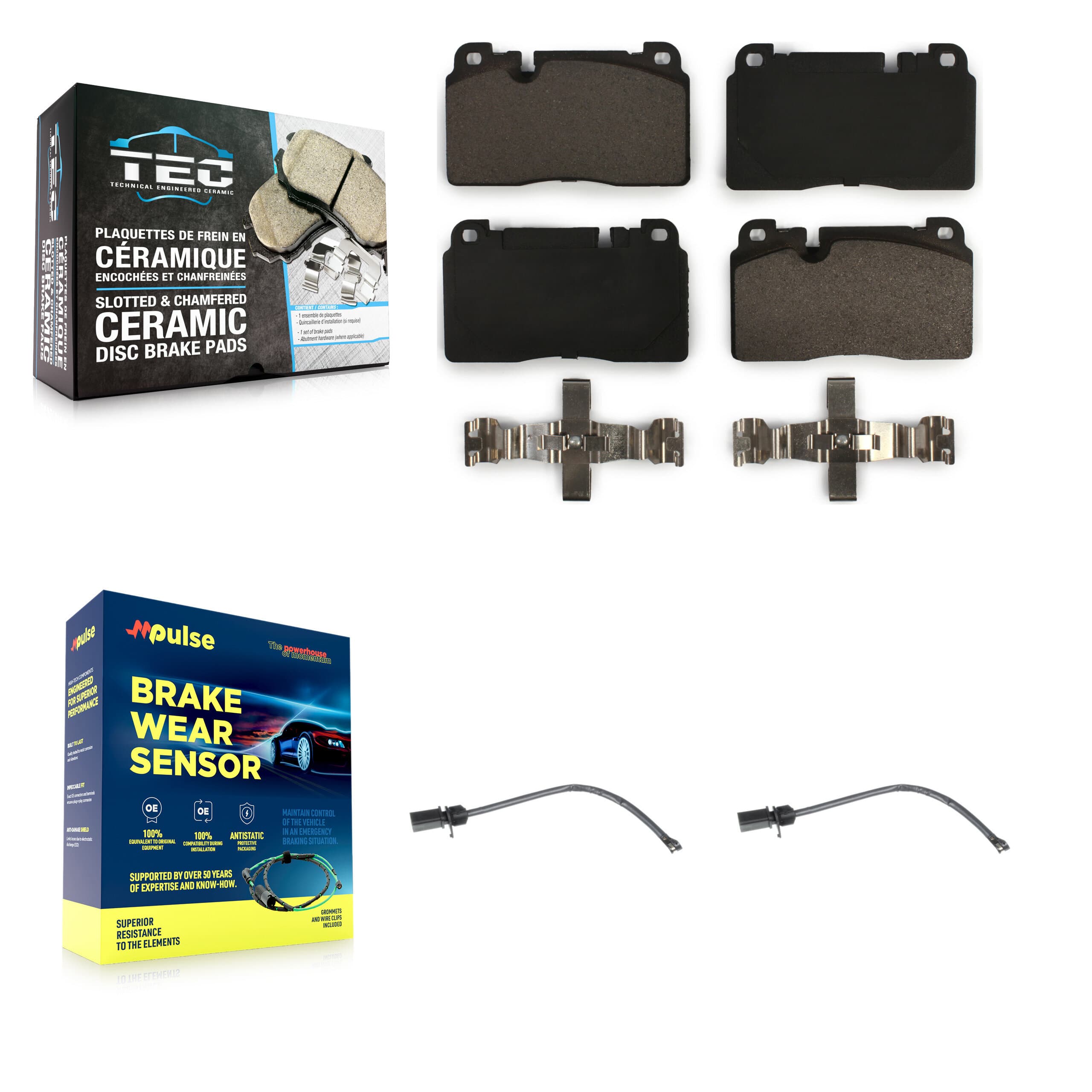 TEC - KTW-100901 - Front Disc Brake Pad Kits image 1