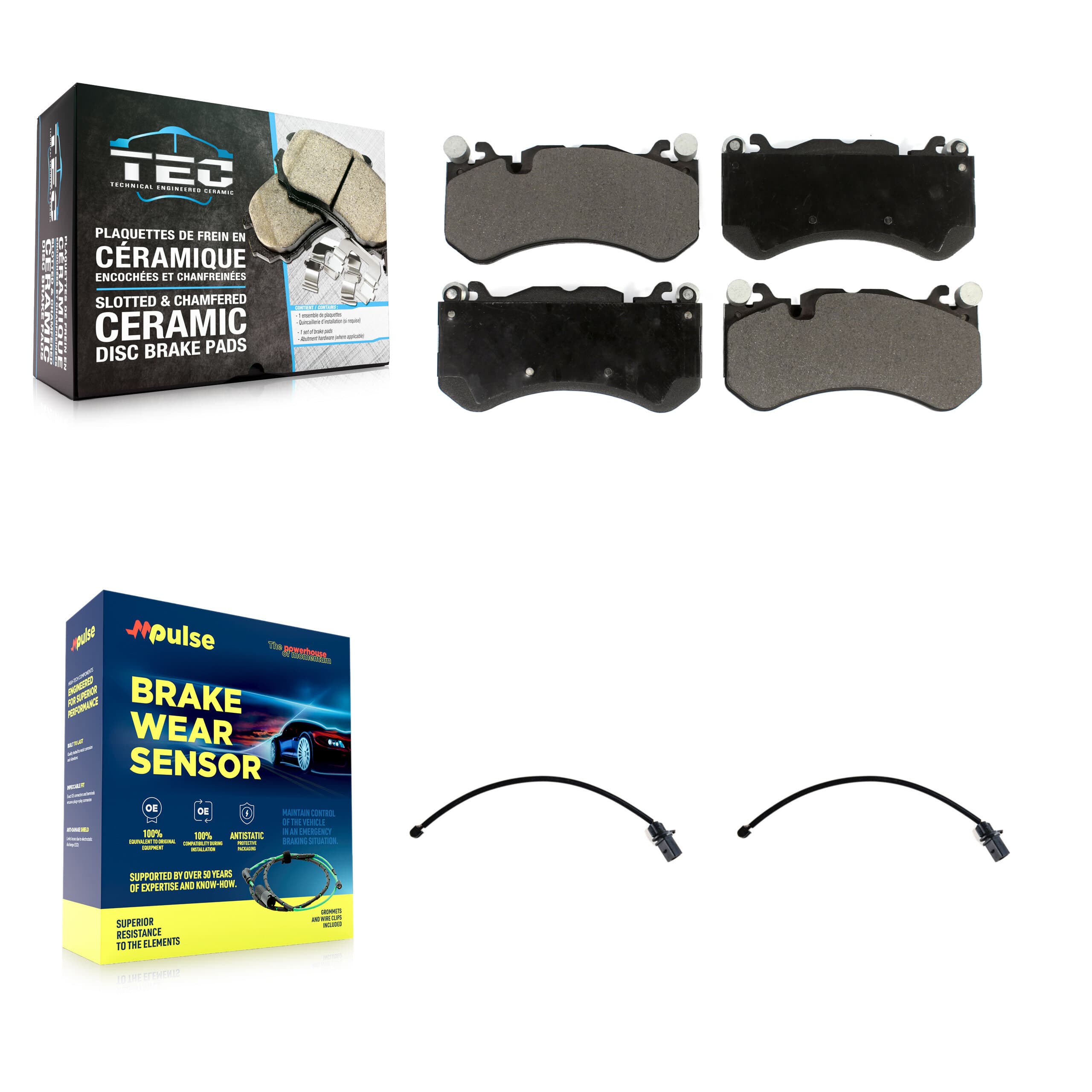 TEC - KTW-100923 - Front Disc Brake Pad Kits image 1