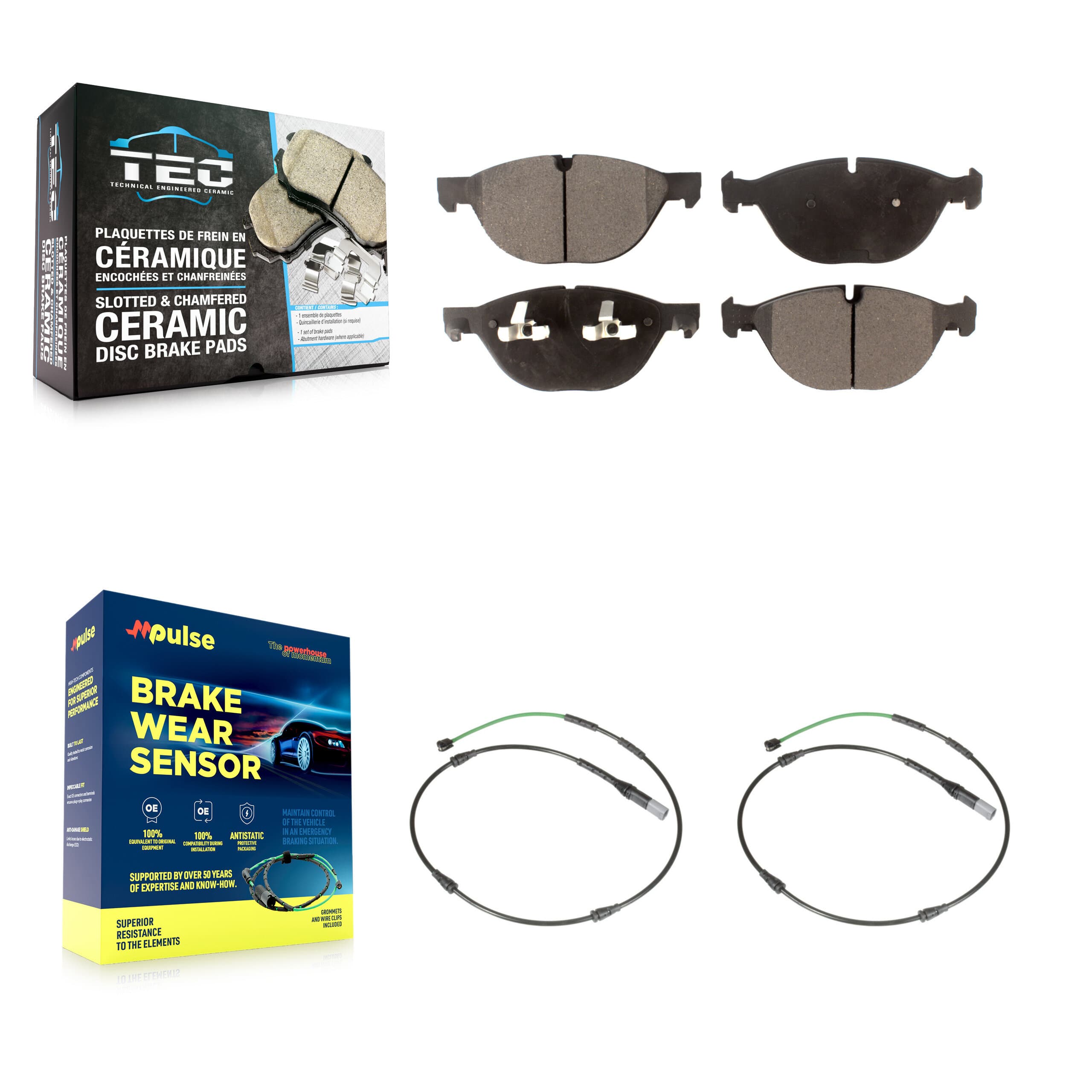 TEC - KTW-100926 - Front Disc Brake Pad Kits image 1