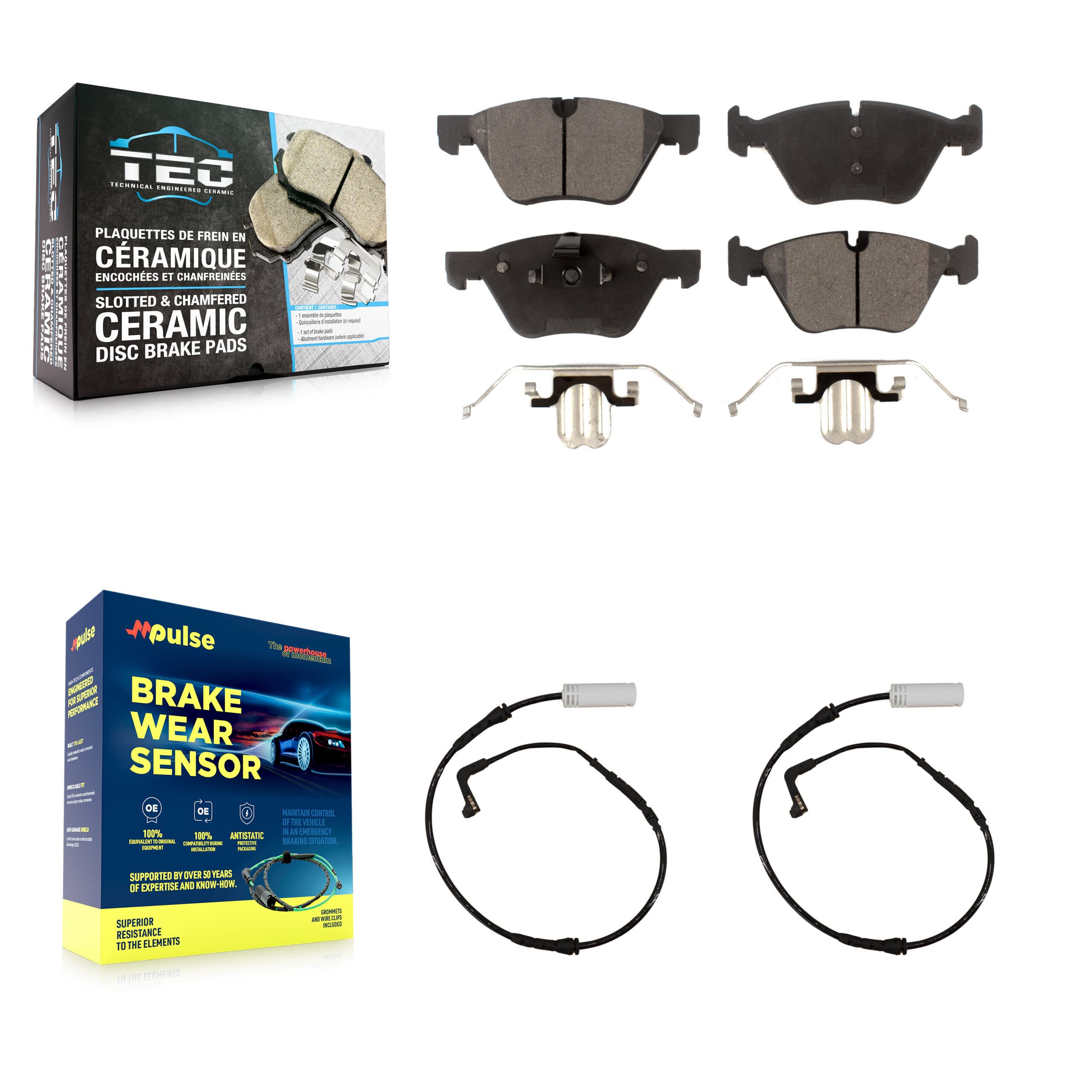 TEC - KTW-101000 - Front Disc Brake Pad Kits image 1