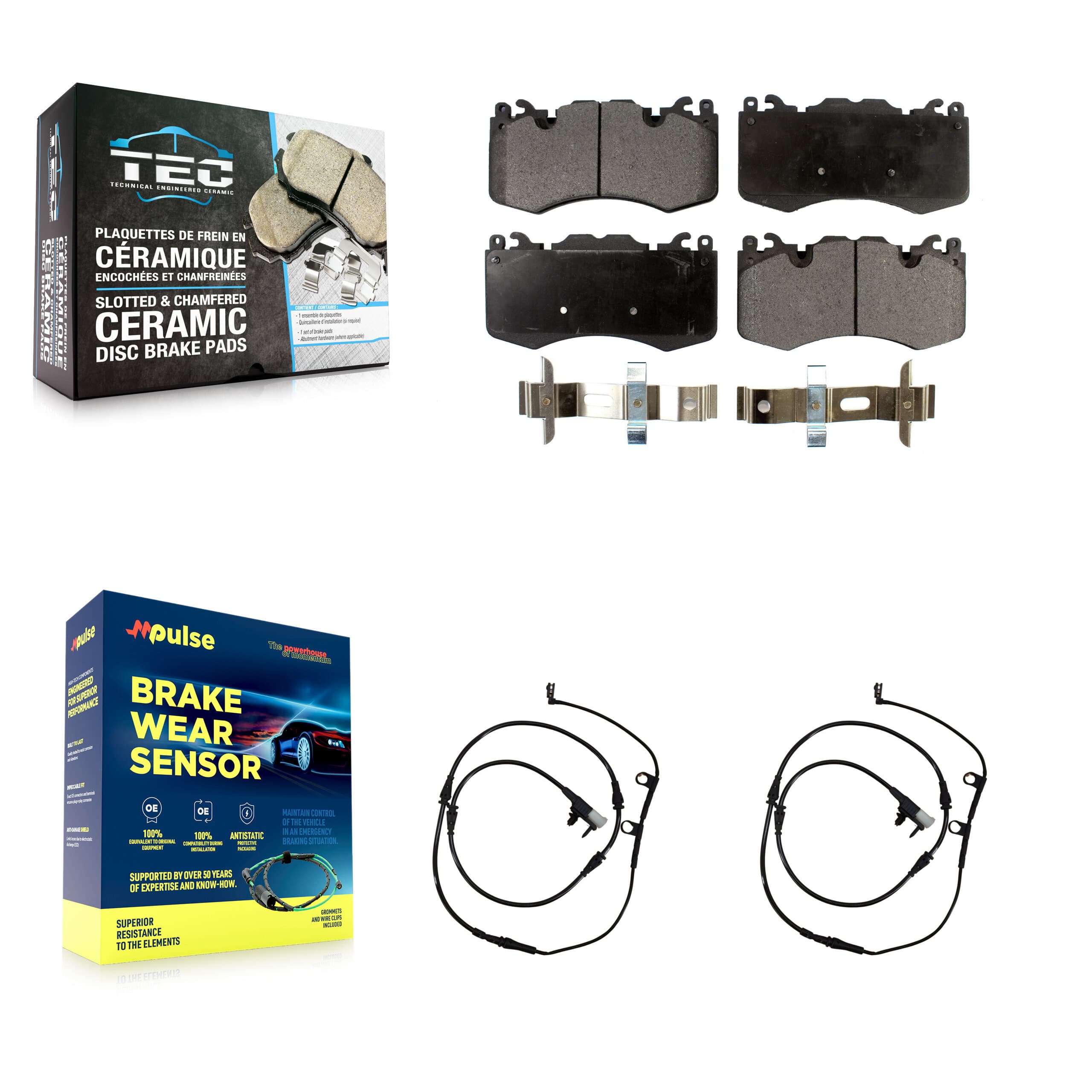 TEC - KTW-101030 - Front Disc Brake Pad Kits image 1
