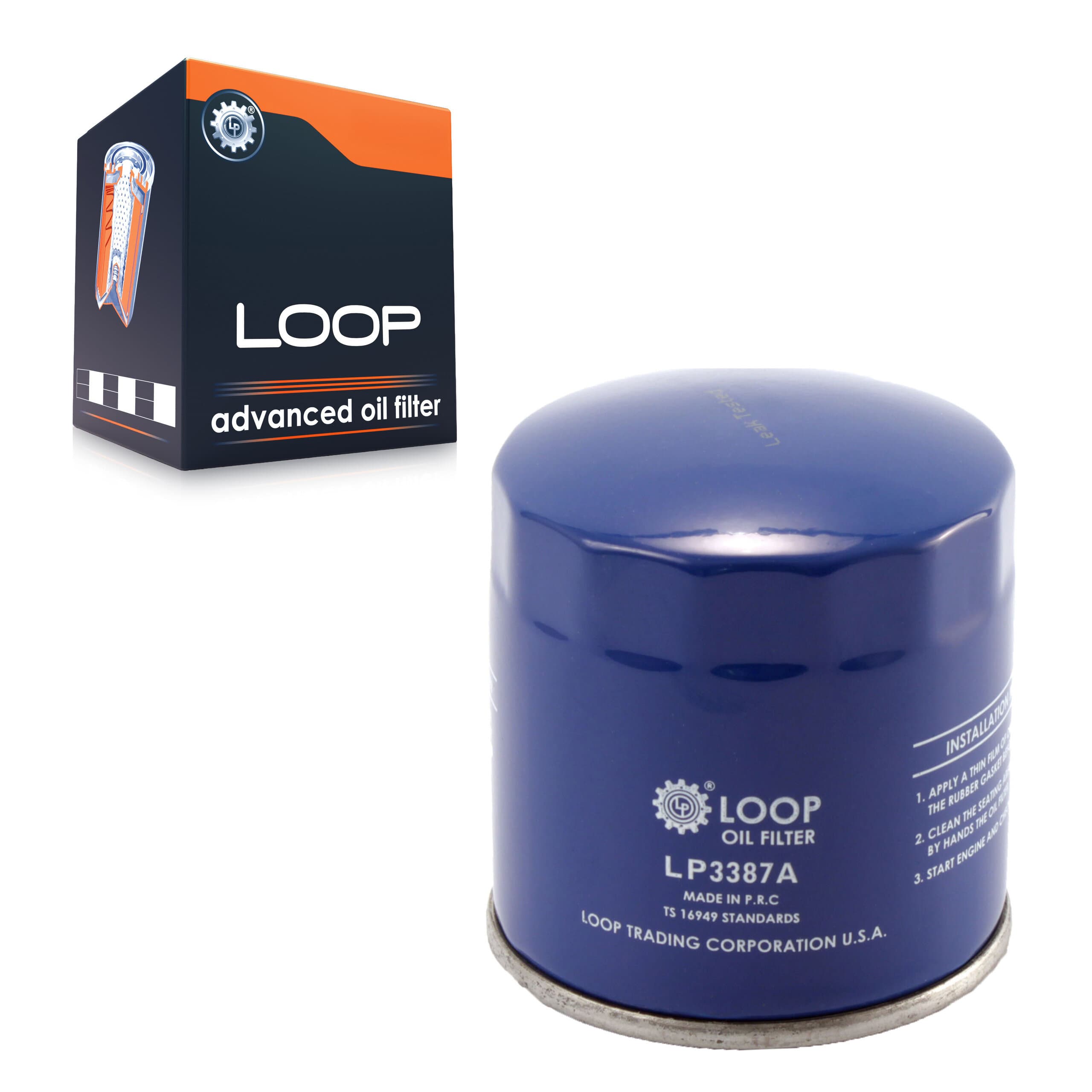 LOOP - LOP-LP3387A - Engine Oil Filter image 1