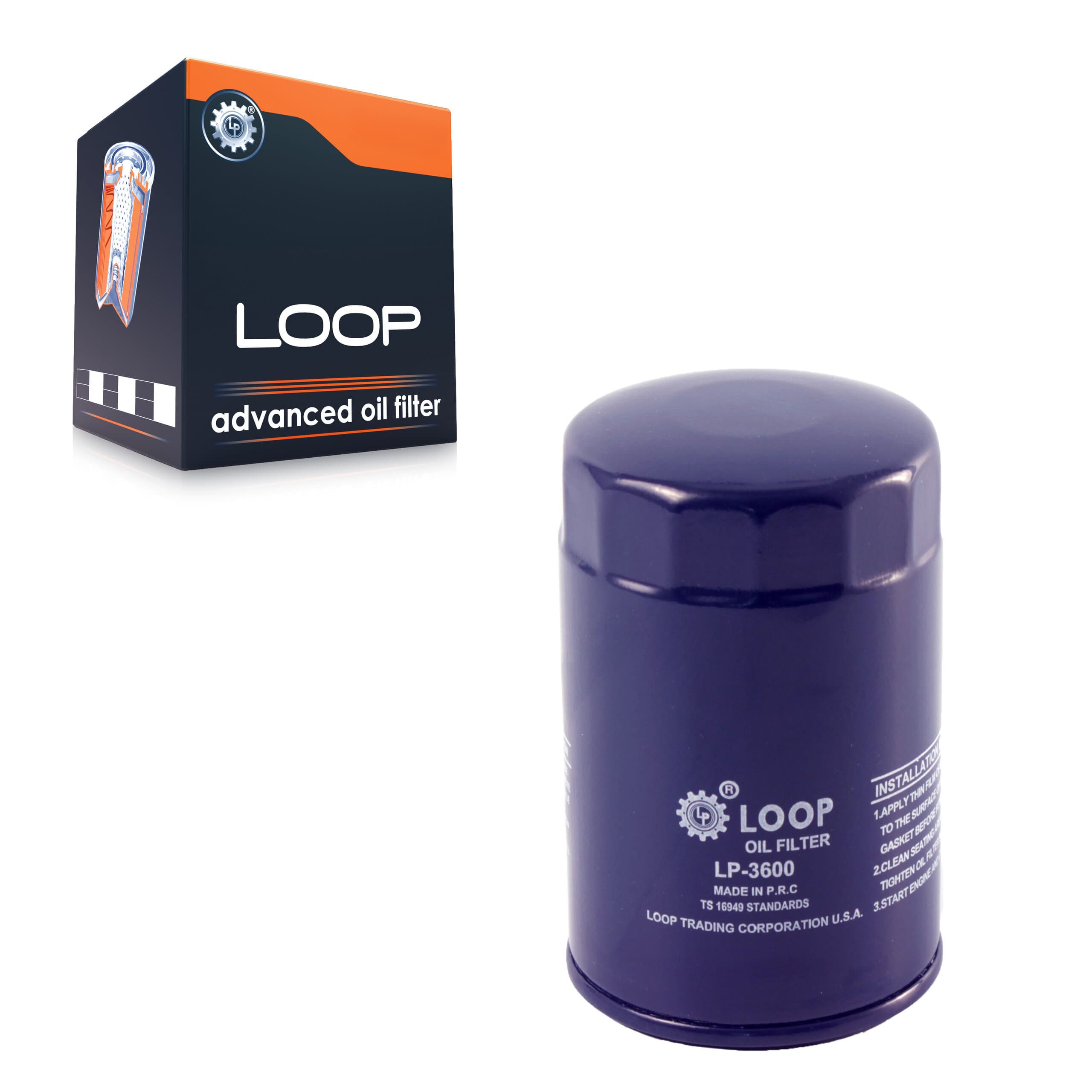 LOOP - LOP-LP3600 - Engine Oil Filter image 1