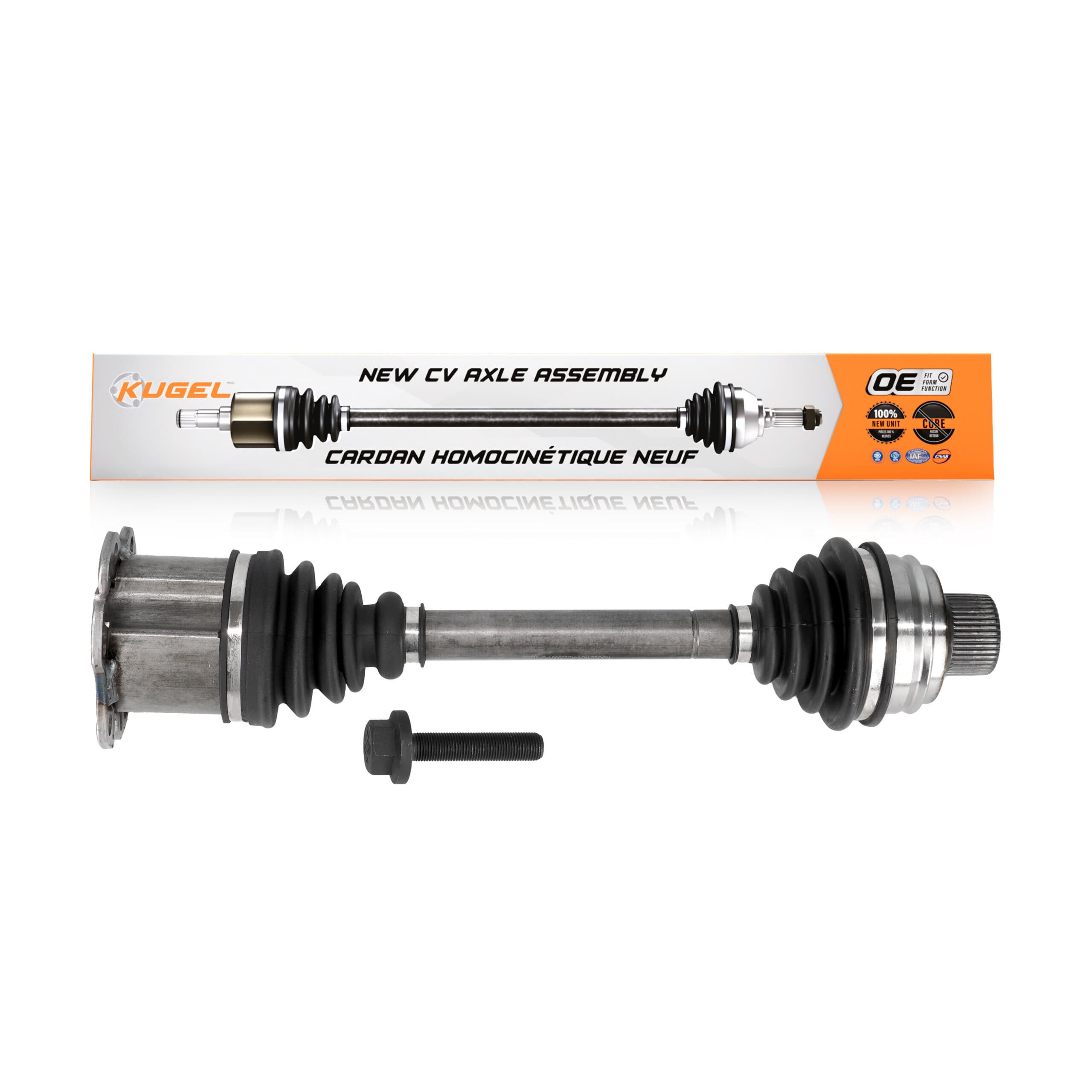 Kugel - NCV-AD23906 - Front Right CV Axle Shaft image 1