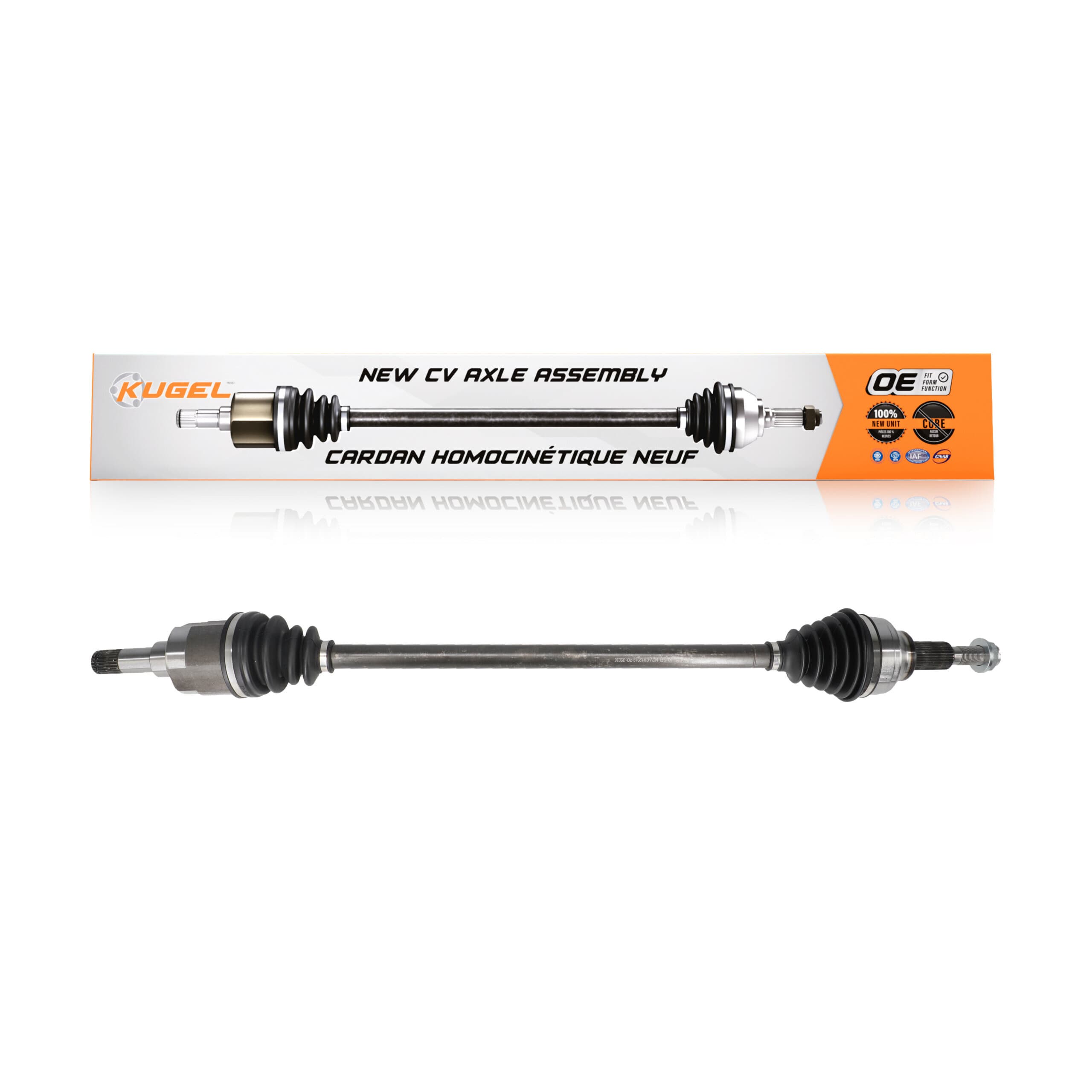 Kugel - NCV-CH12018 - Front Right CV Axle Shaft image 1