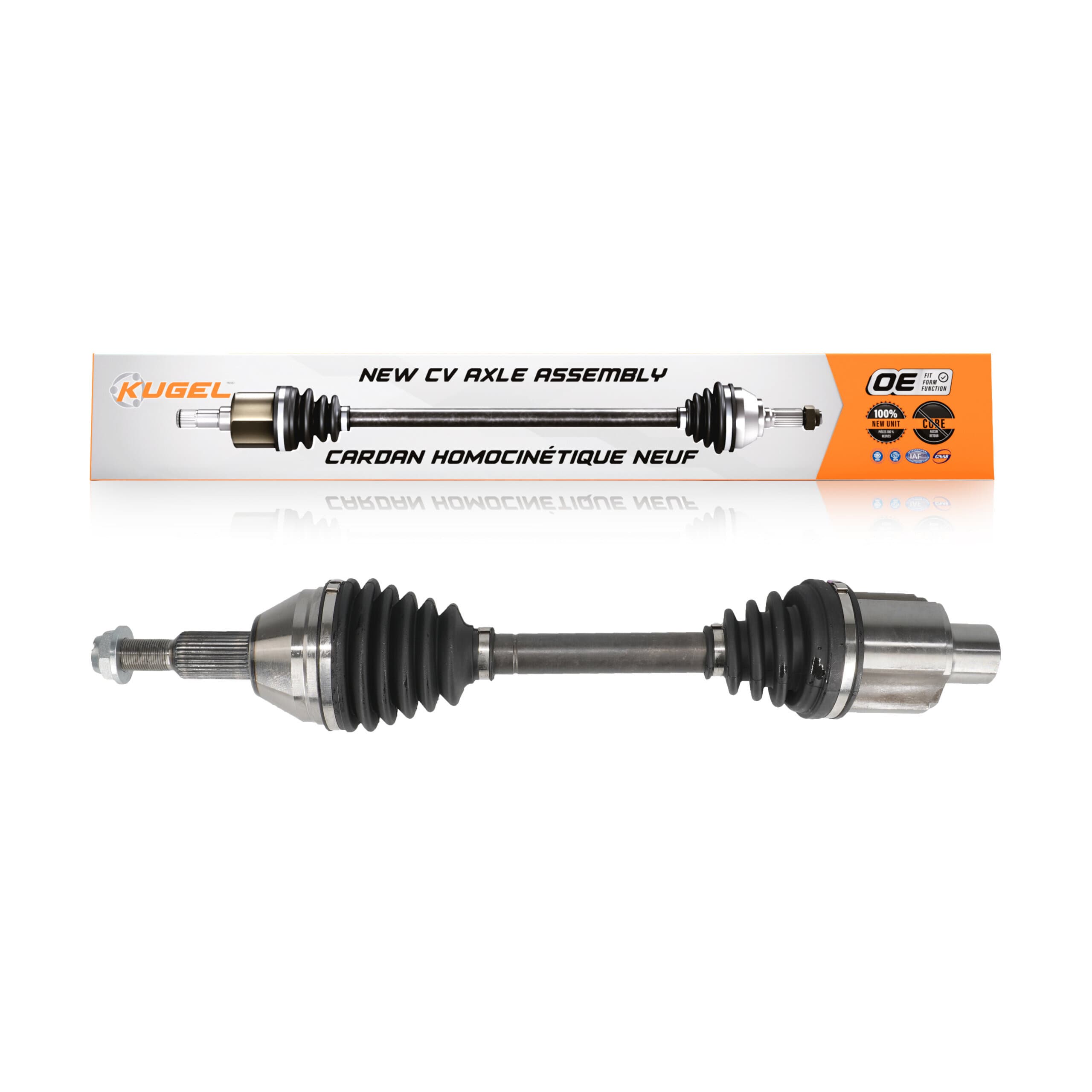 Kugel - NCV-CH12585 - Front Right CV Axle Shaft image 1