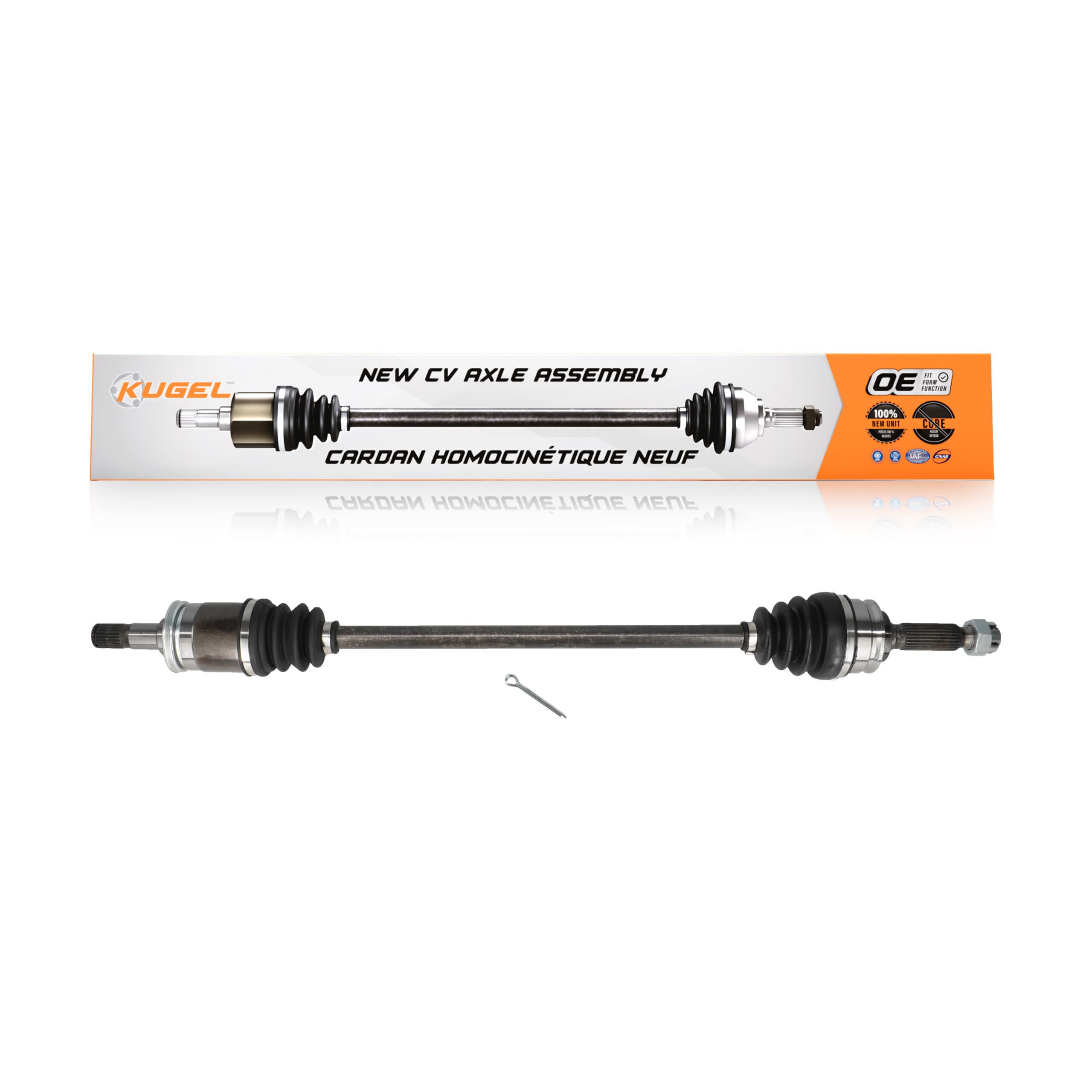 Kugel - NCV-CH12601 - Rear Right CV Axle Shaft image 1