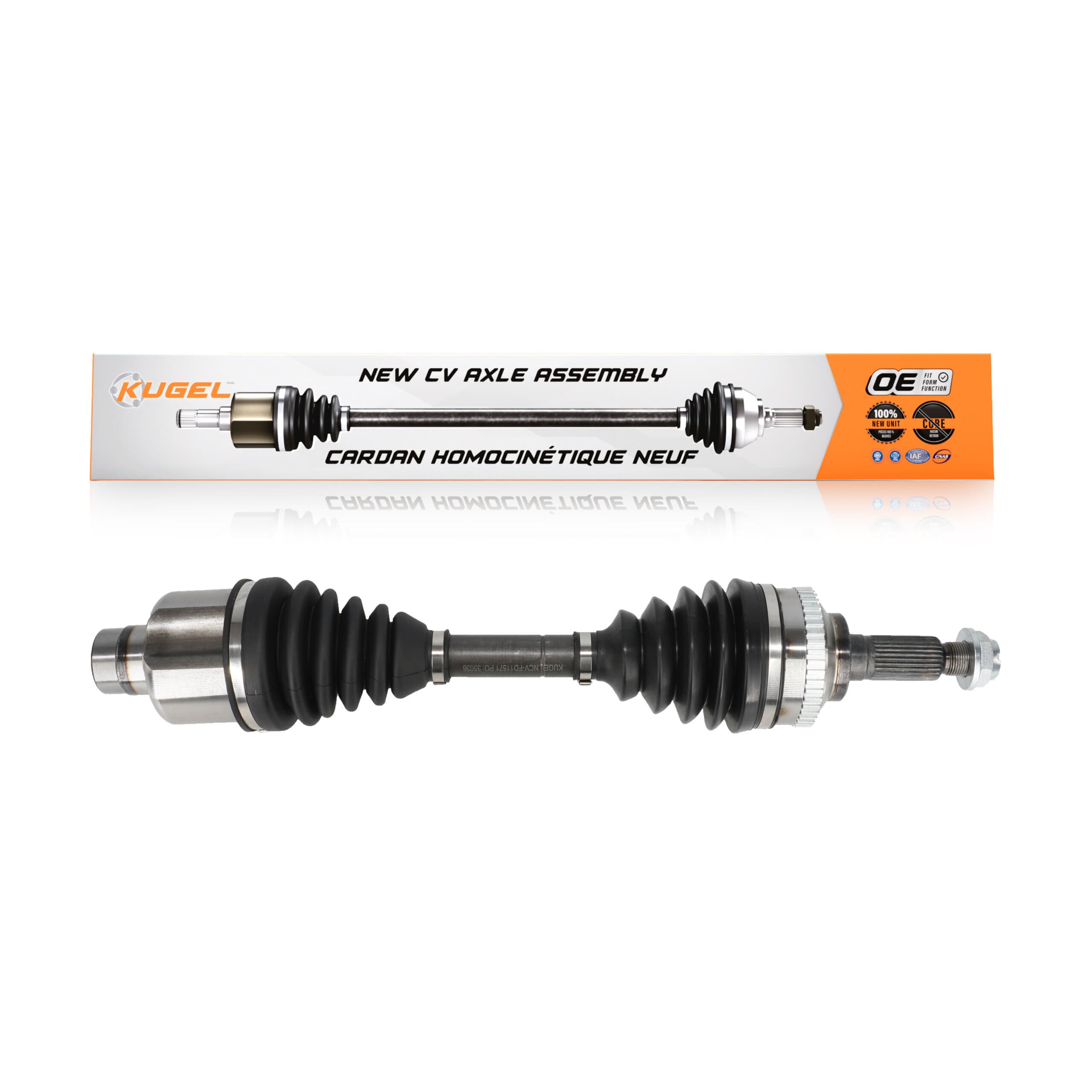 Kugel - NCV-FD11571 - Front Right CV Axle Shaft image 1