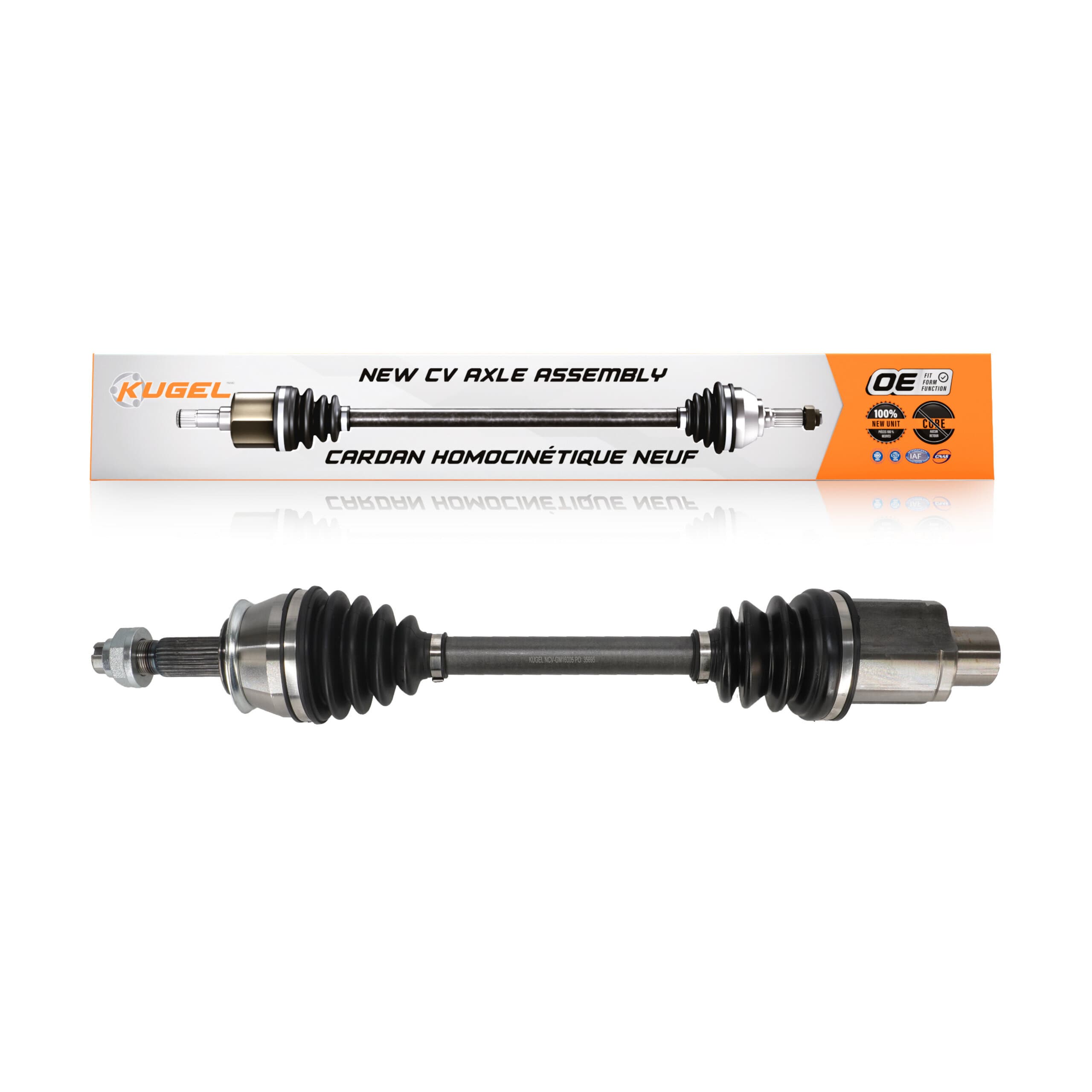 Kugel - NCV-GM16005 - Front Right CV Axle Shaft image 1