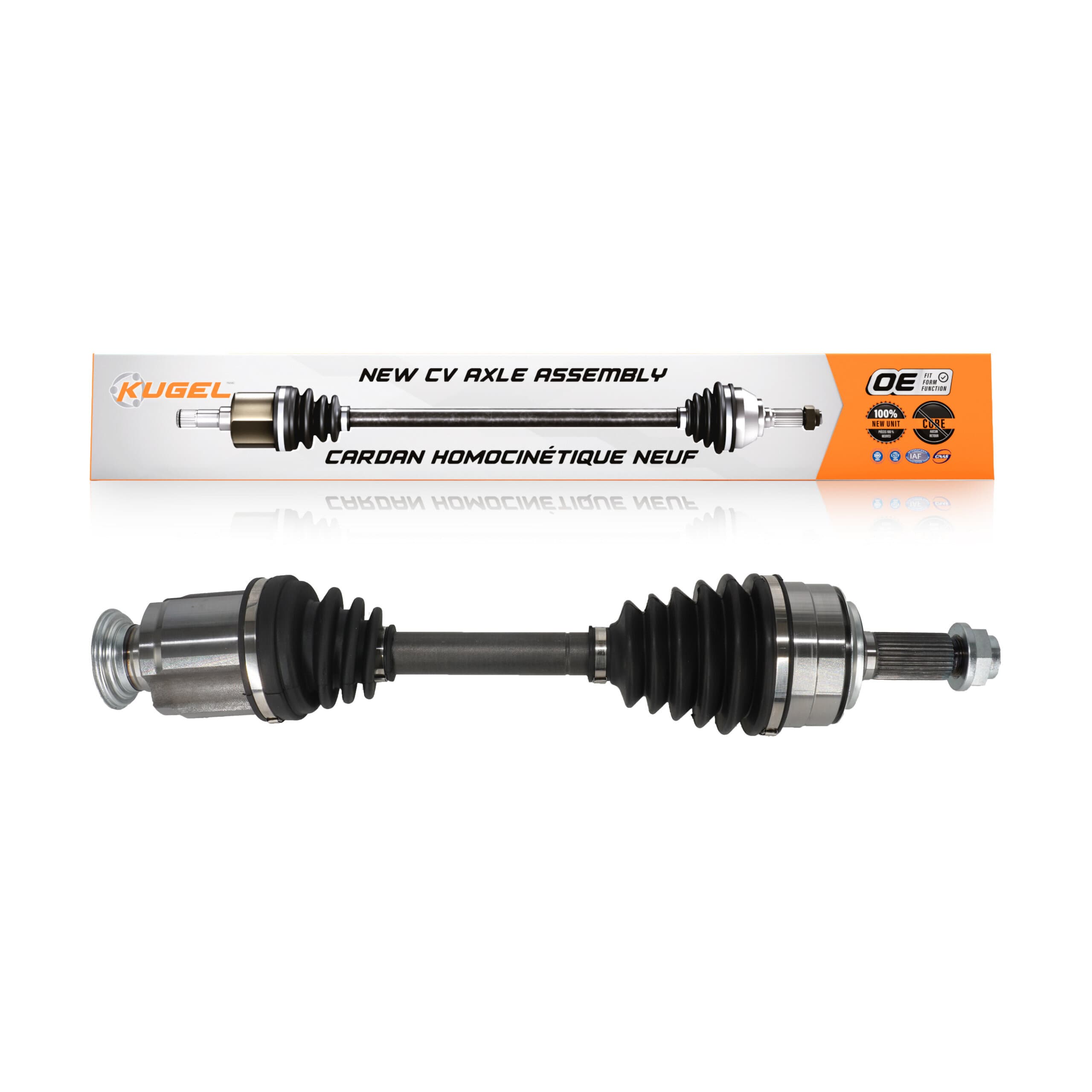 Kugel - NCV-HO21001 - Front Right CV Axle Shaft image 1