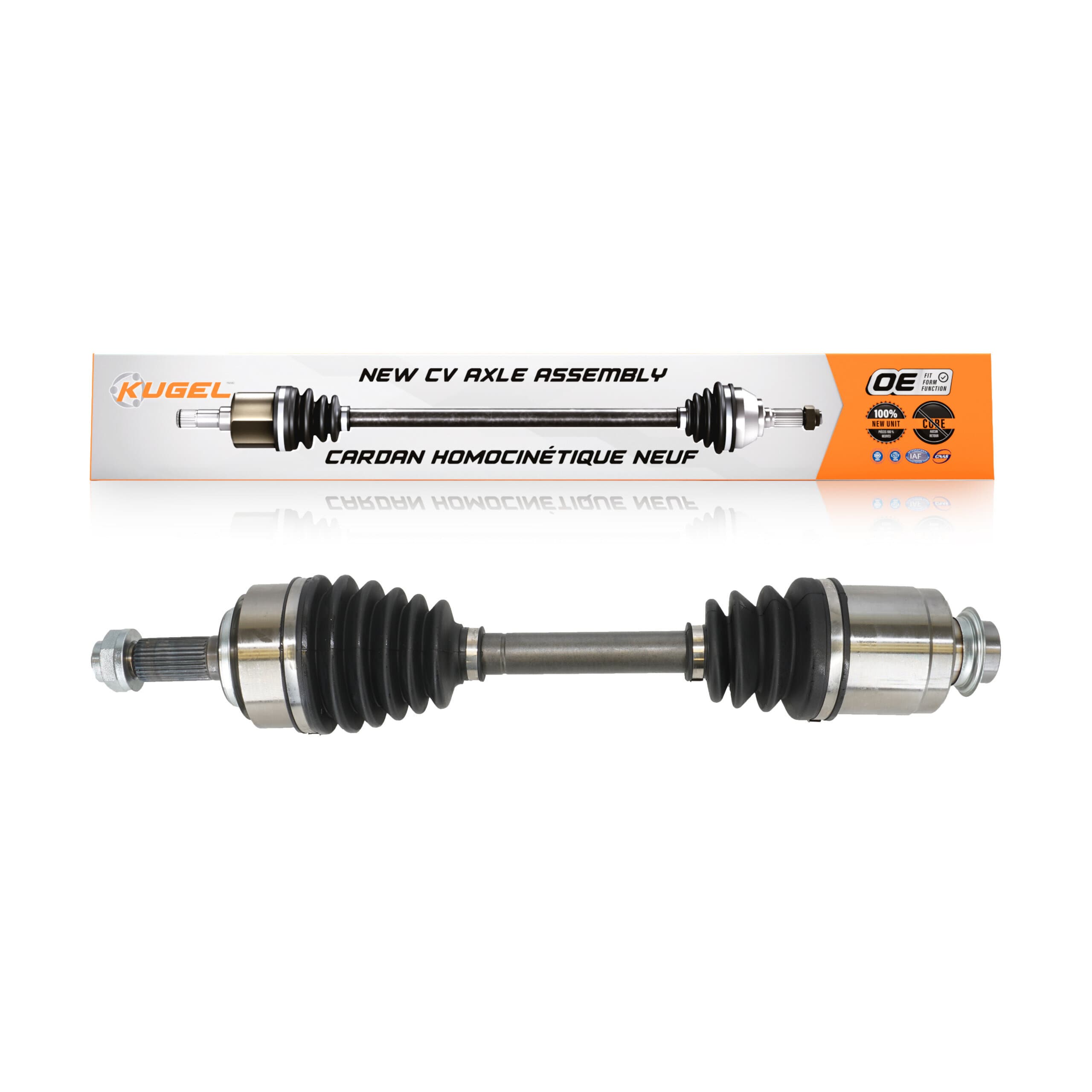 Kugel - NCV-HO21504 - Front Right CV Axle Shaft image 1