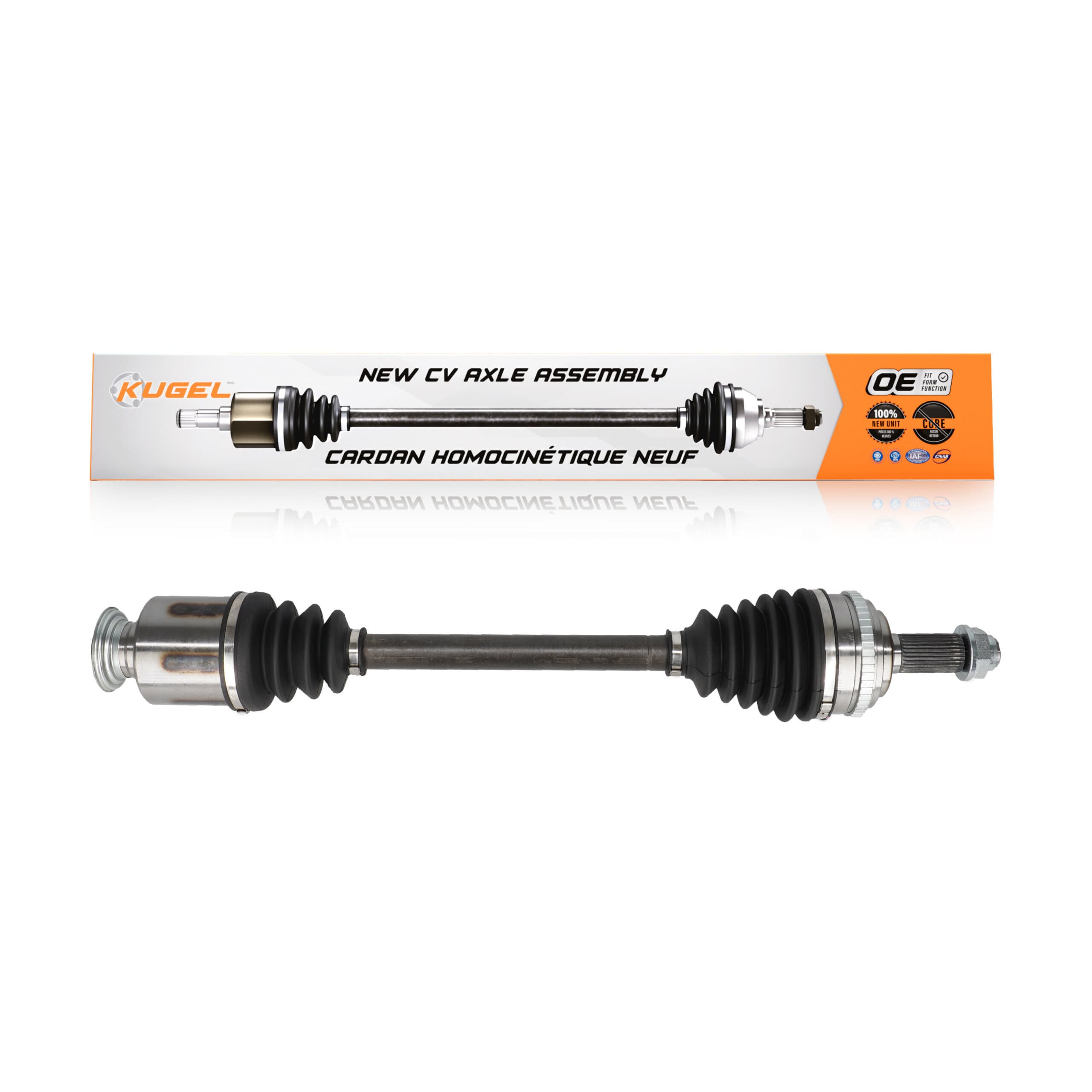 Kugel - NCV-HO21551 - Front Right CV Axle Shaft image 1