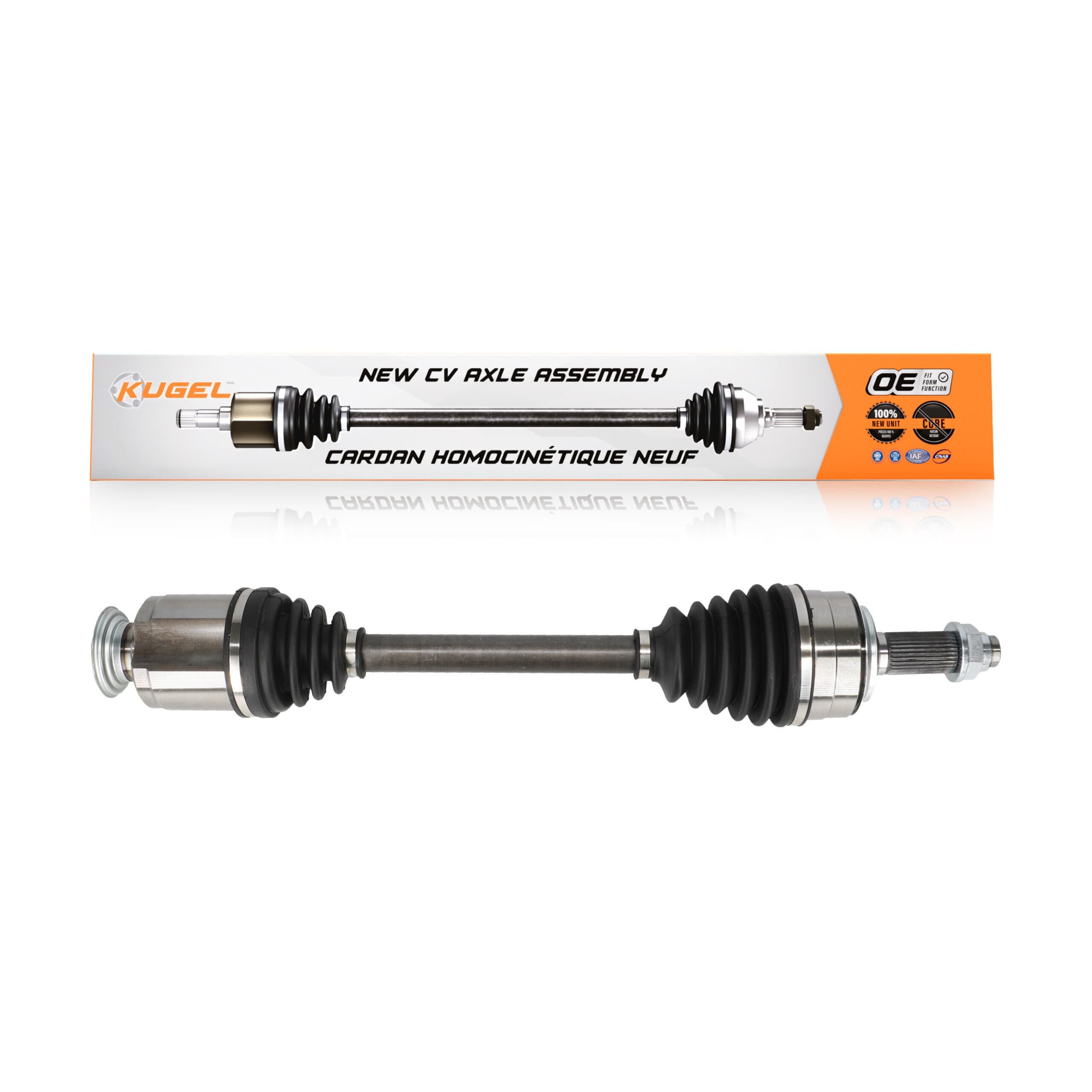 Kugel - NCV-HO36075 - Front Right CV Axle Shaft image 1
