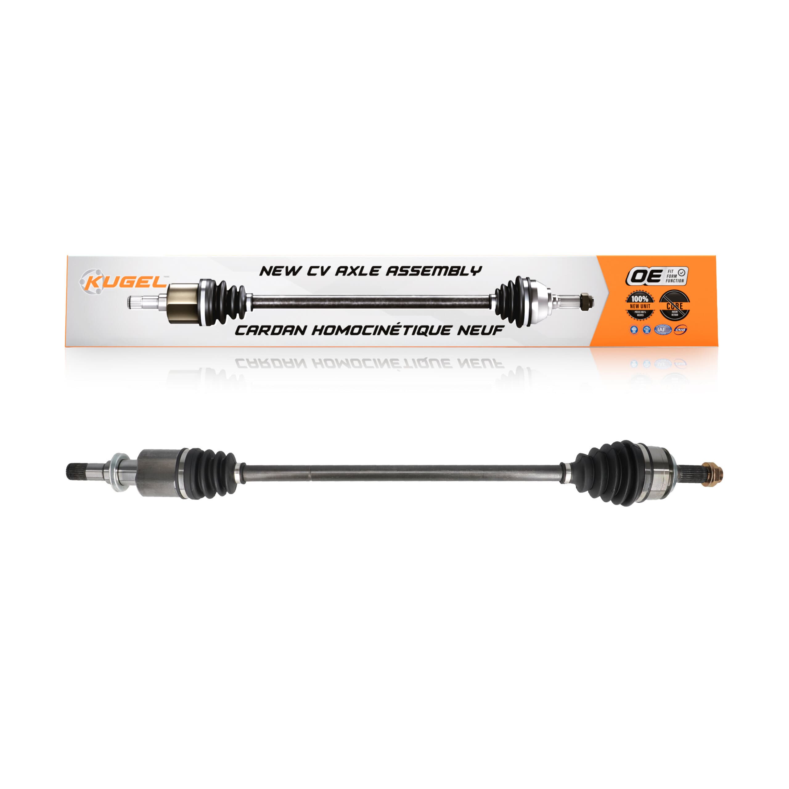 Kugel - NCV-HO36147 - Front Right CV Axle Shaft image 1