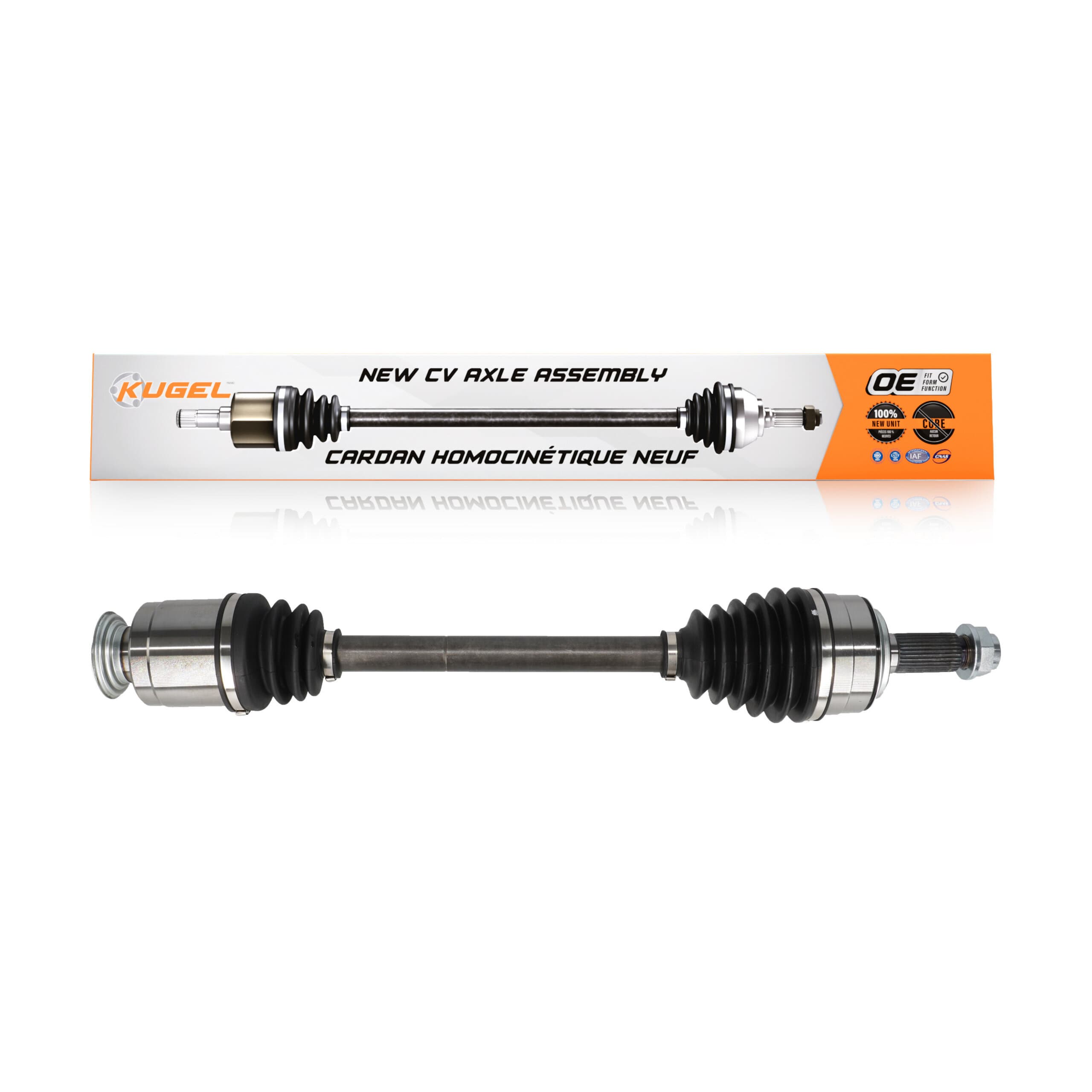 Kugel - NCV-HO36166 - Front Right CV Axle Shaft image 1