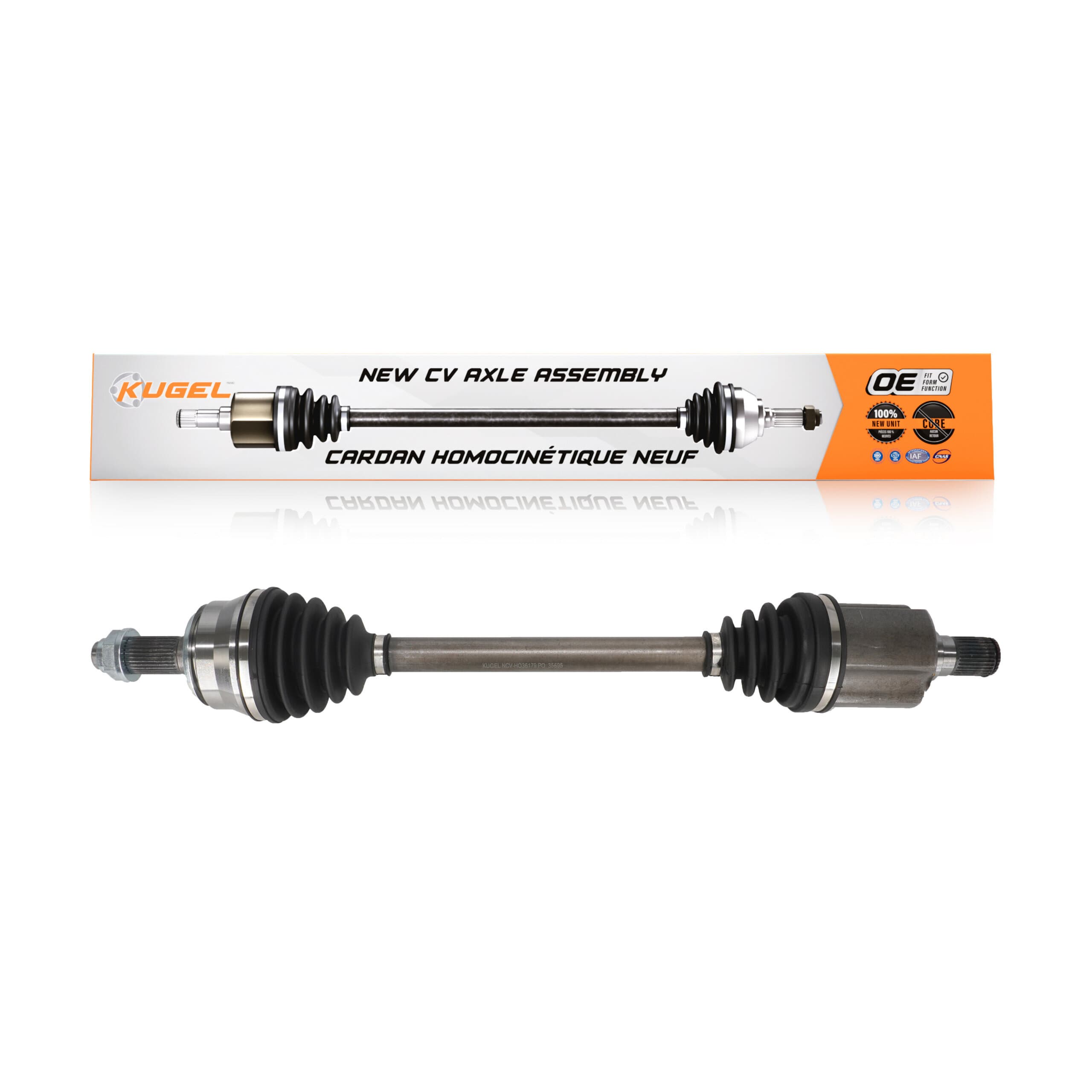 Kugel - NCV-HO36179 - Front Left CV Axle Shaft image 1