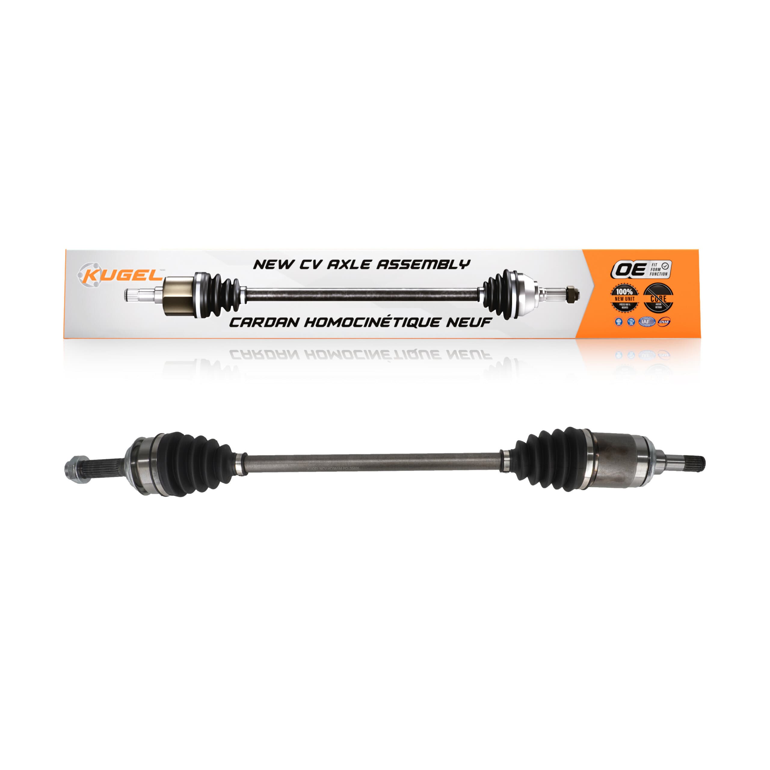 Kugel - NCV-HO36184 - Rear Right CV Axle Shaft image 1