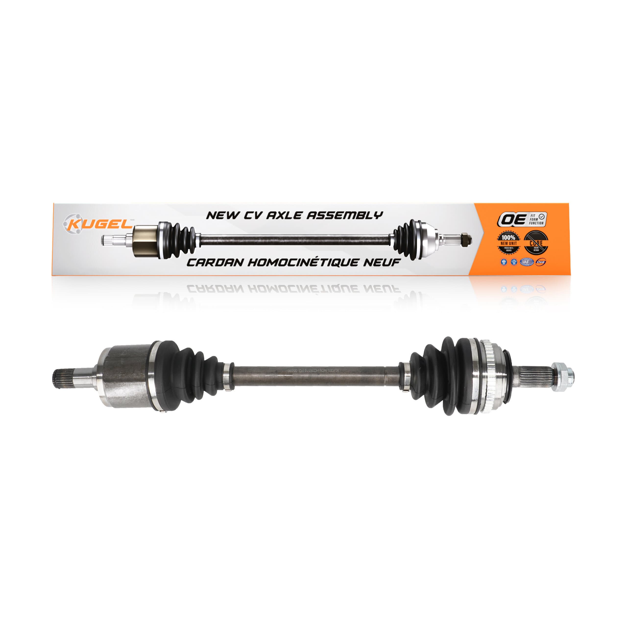 Kugel - NCV-HO36516 - Front Right CV Axle Shaft image 1