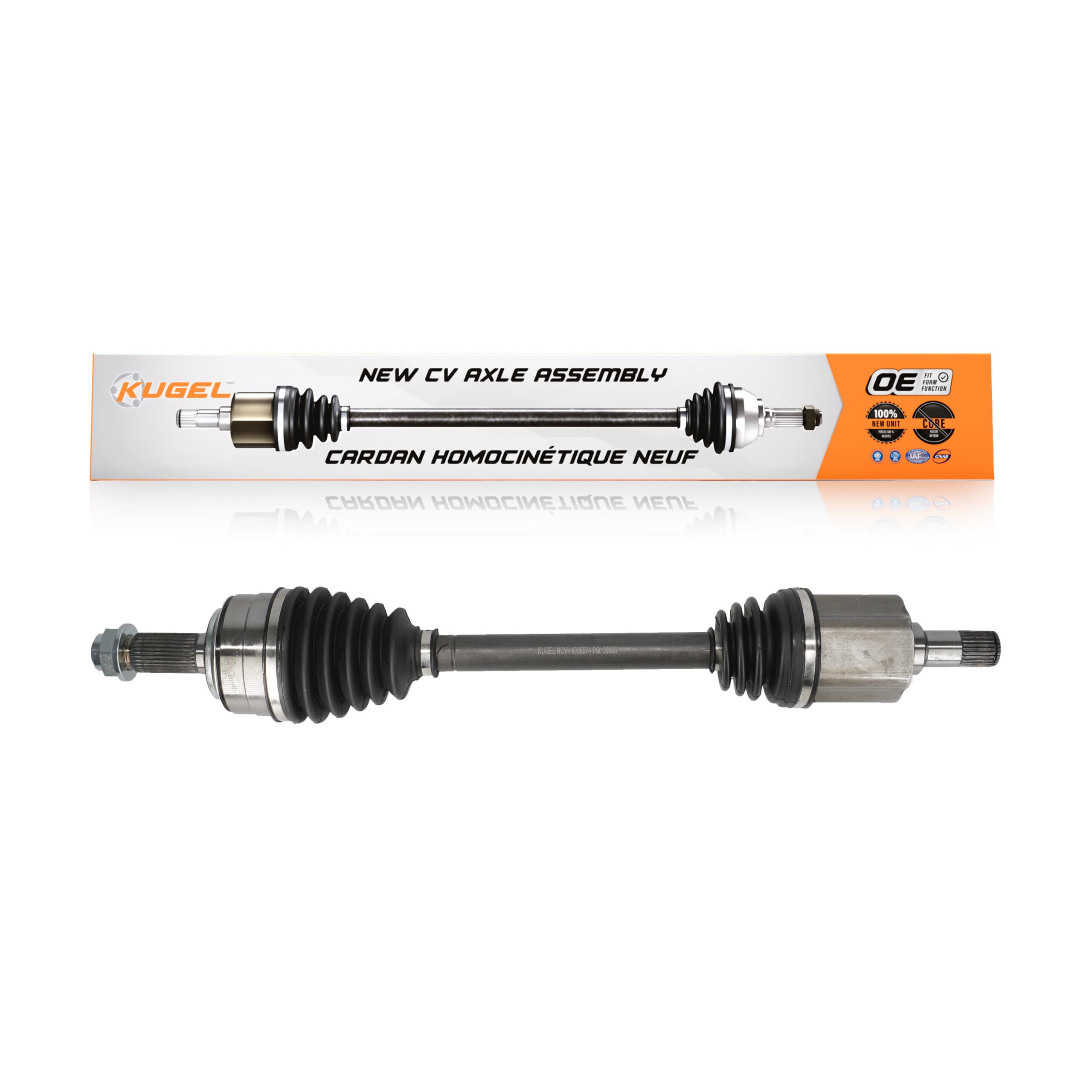 Kugel - NCV-HO36574 - Front Left CV Axle Shaft image 1
