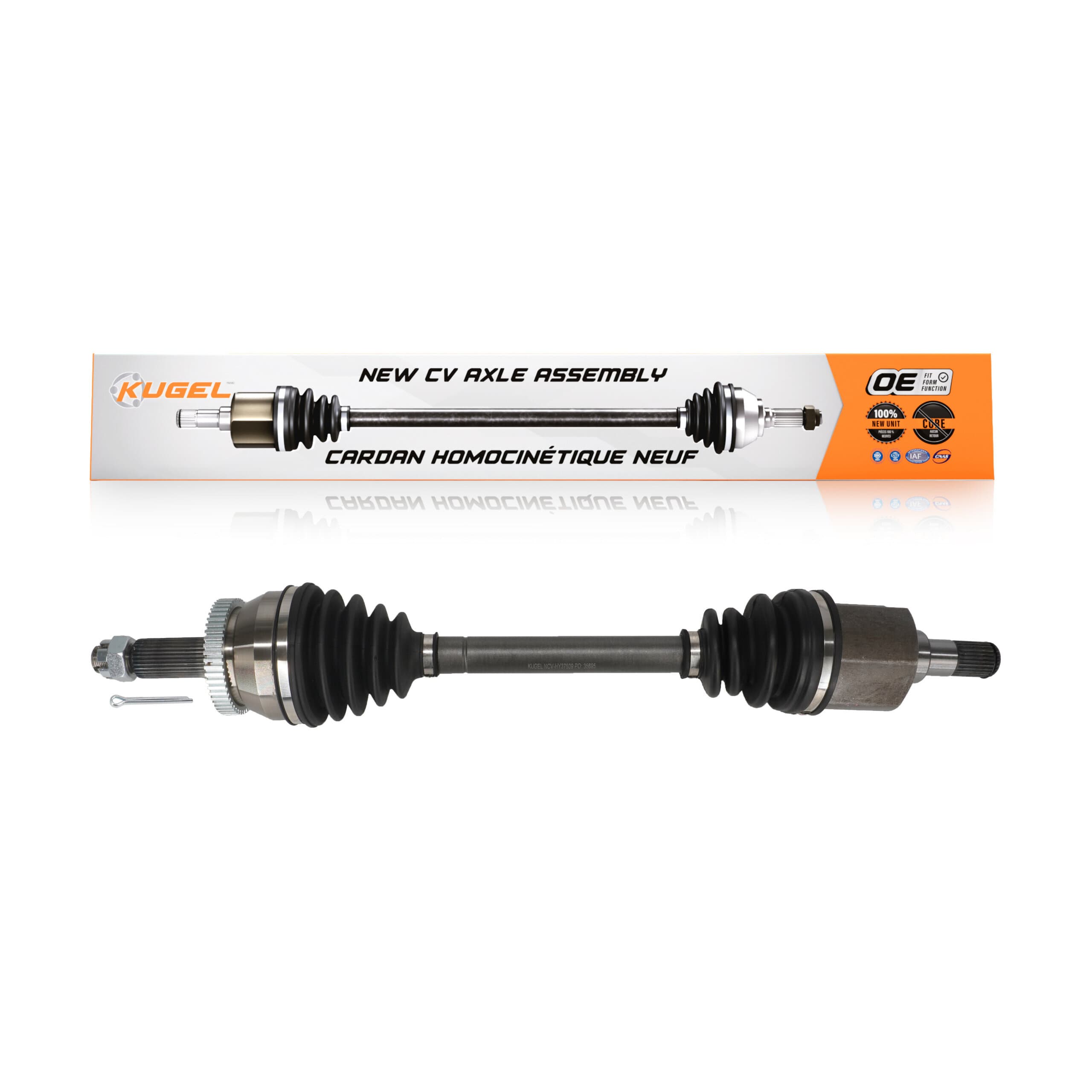 Kugel - NCV-HY37509 - Front Left CV Axle Shaft image 1