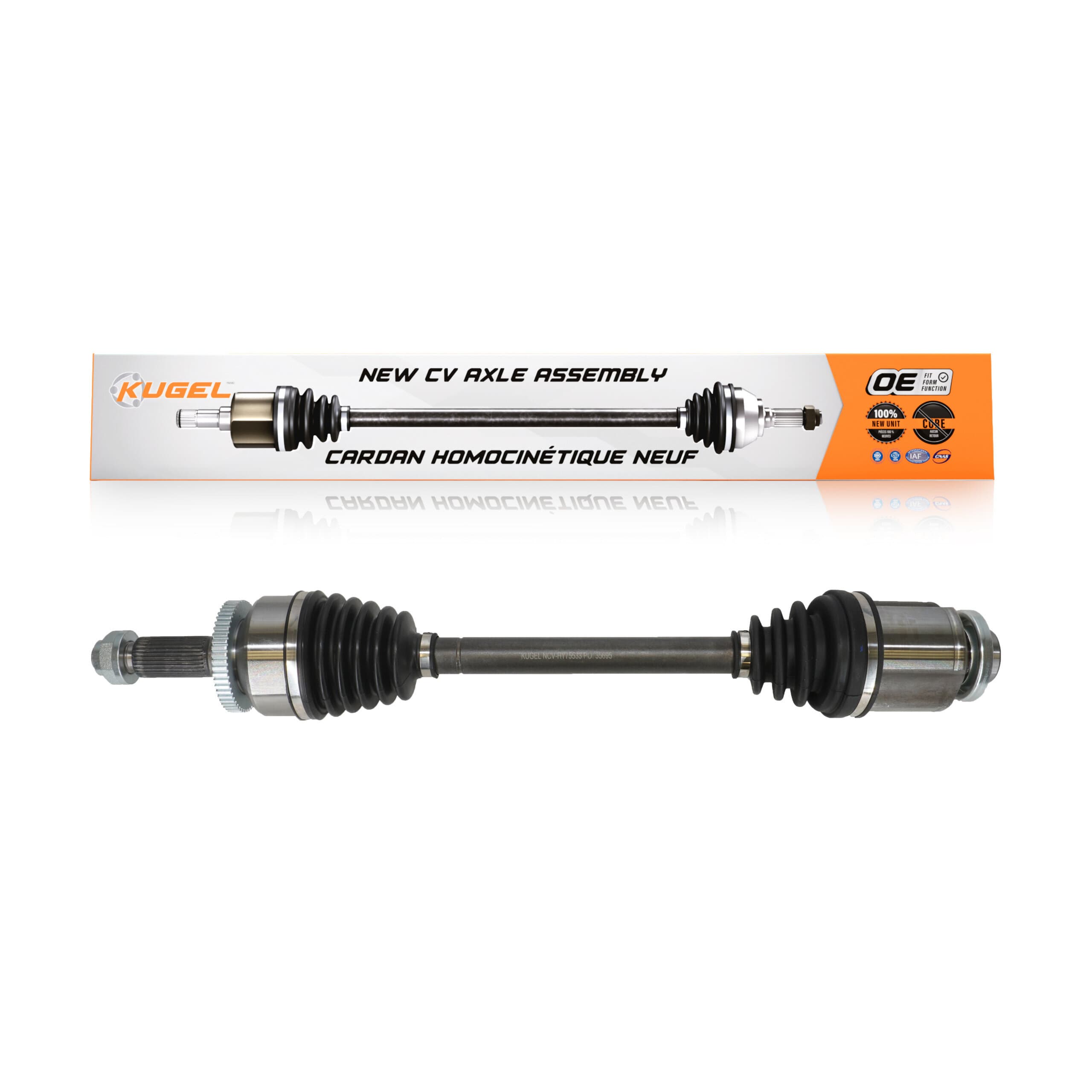 Kugel - NCV-HY75533 - Front Right CV Axle Shaft image 1