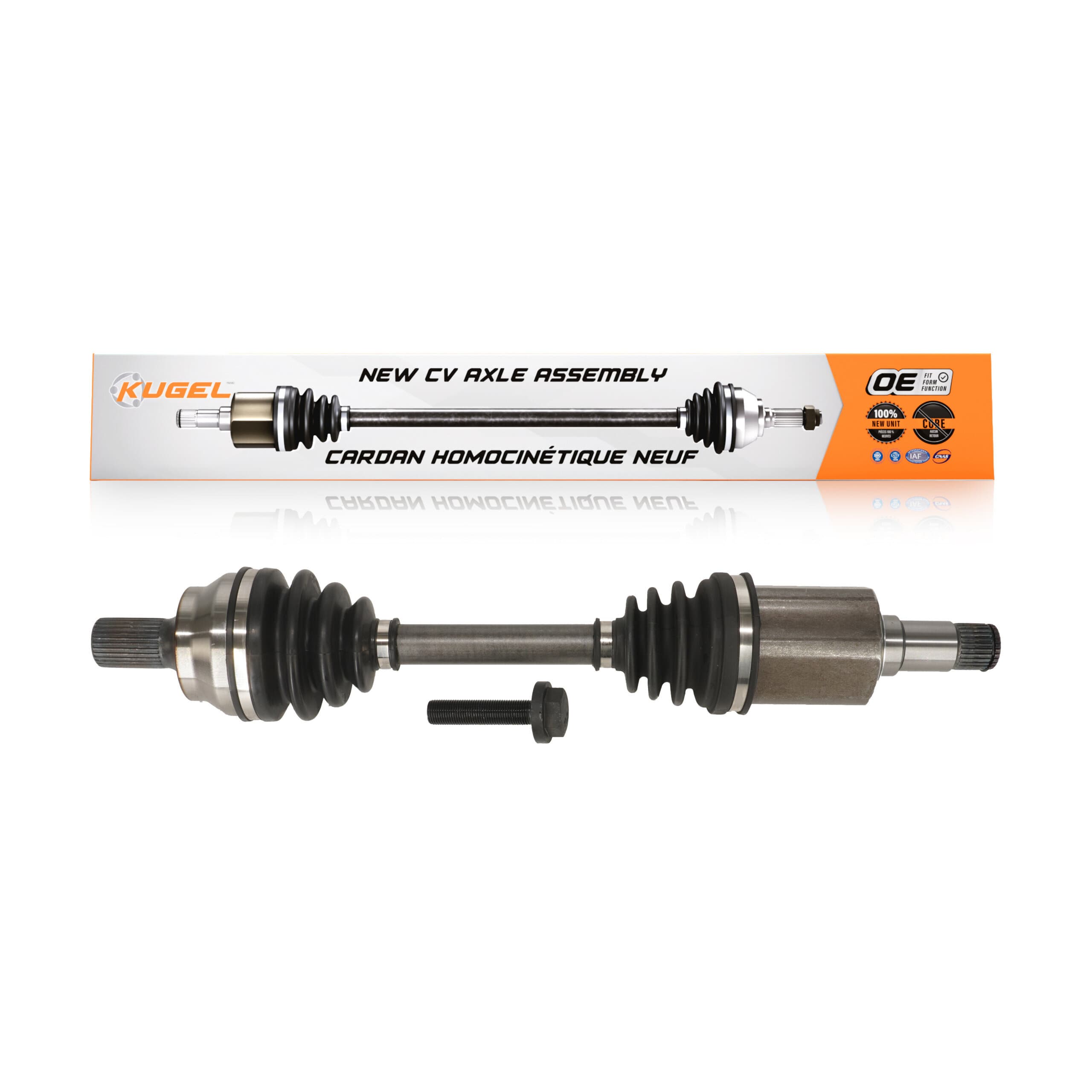 Kugel - NCV-MB48007 - Front Right CV Axle Shaft image 1