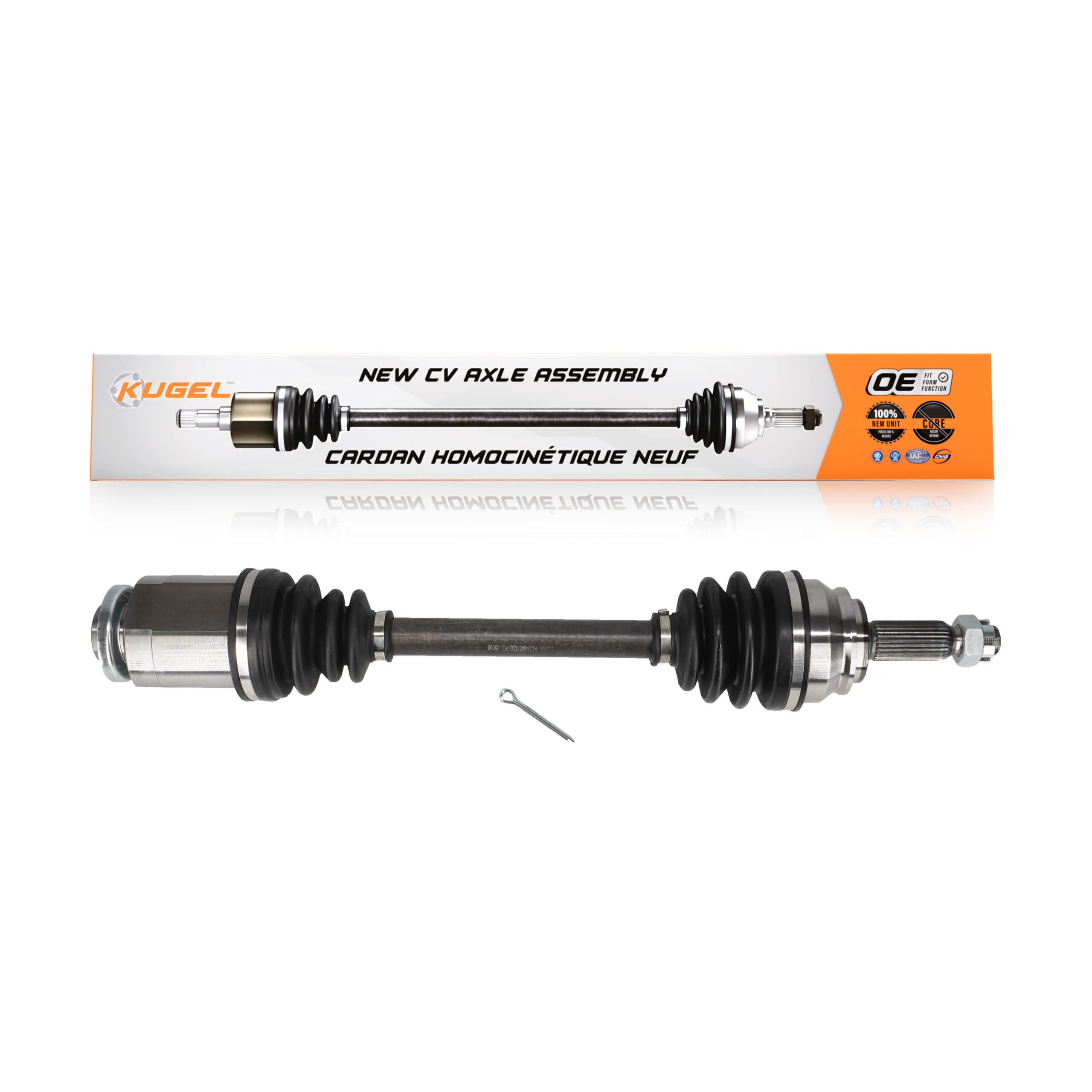 Kugel - NCV-MI51003 - Front Right CV Axle Shaft image 1
