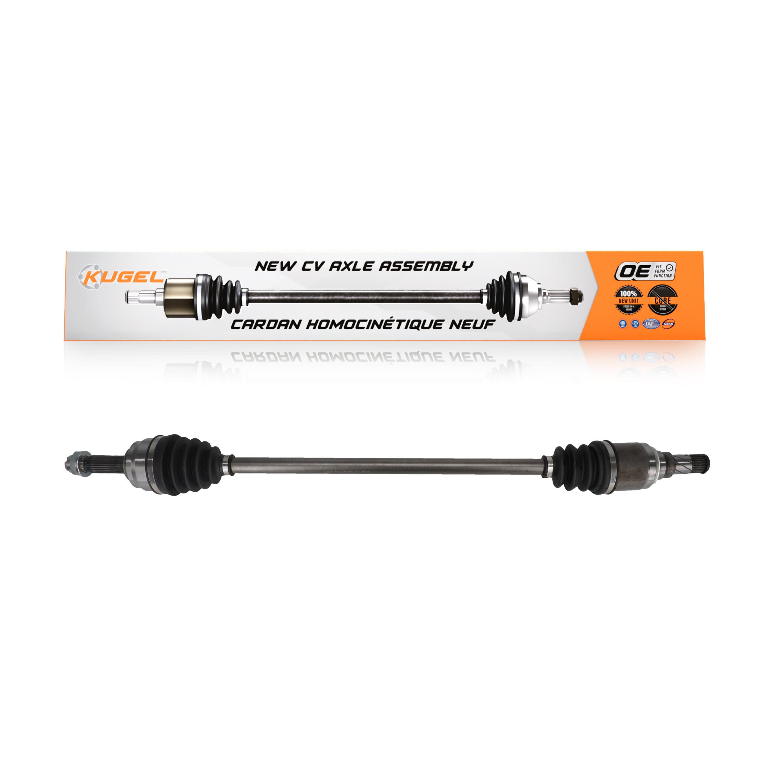 Kugel - NCV-MI53083 - Front Right CV Axle Shaft image 1