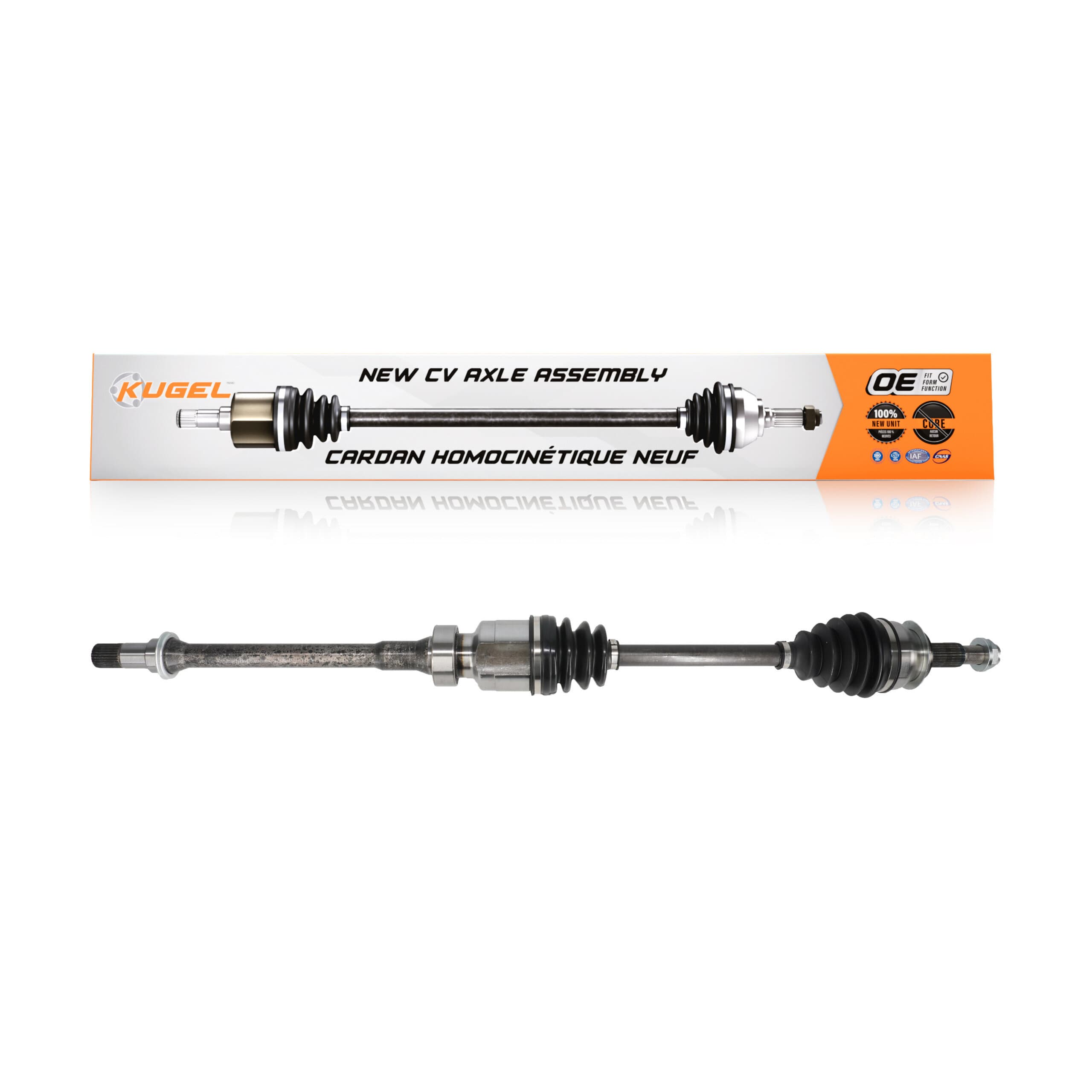 Kugel - NCV-MZ47029 - Front Right CV Axle Shaft image 1