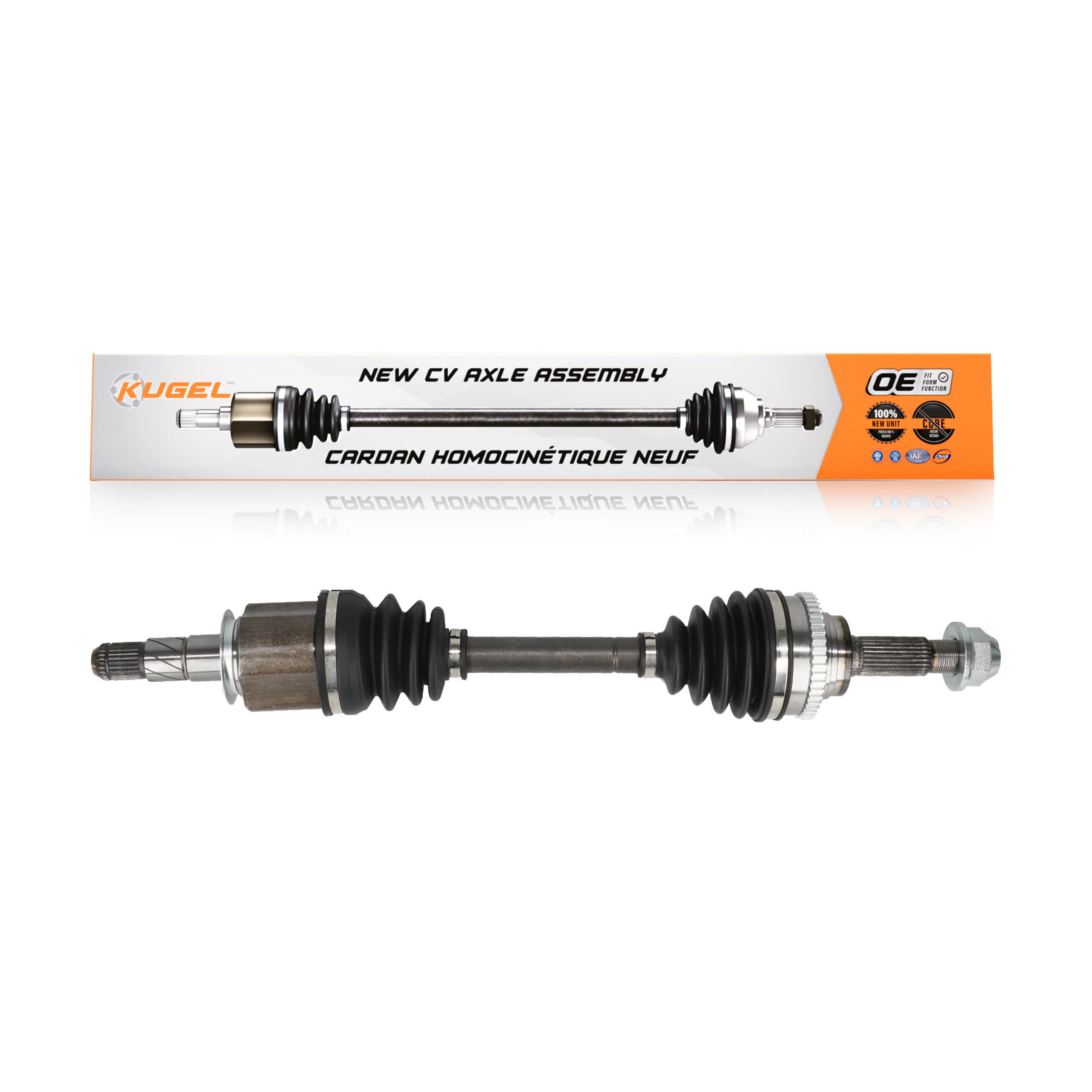Kugel - NCV-NI39004 - Front Right CV Axle Shaft image 1