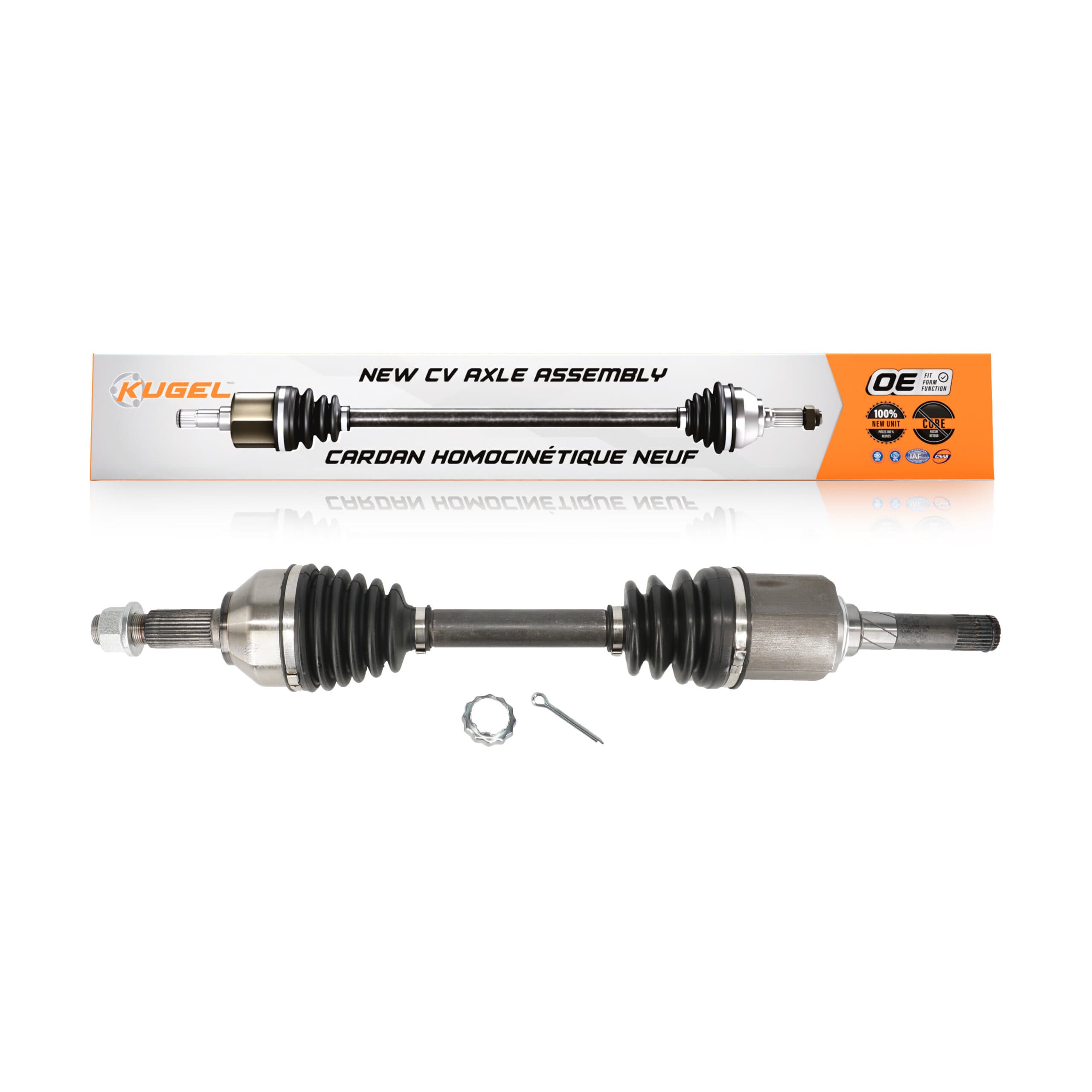 Kugel - NCV-NI53000 - Front Left CV Axle Shaft image 1
