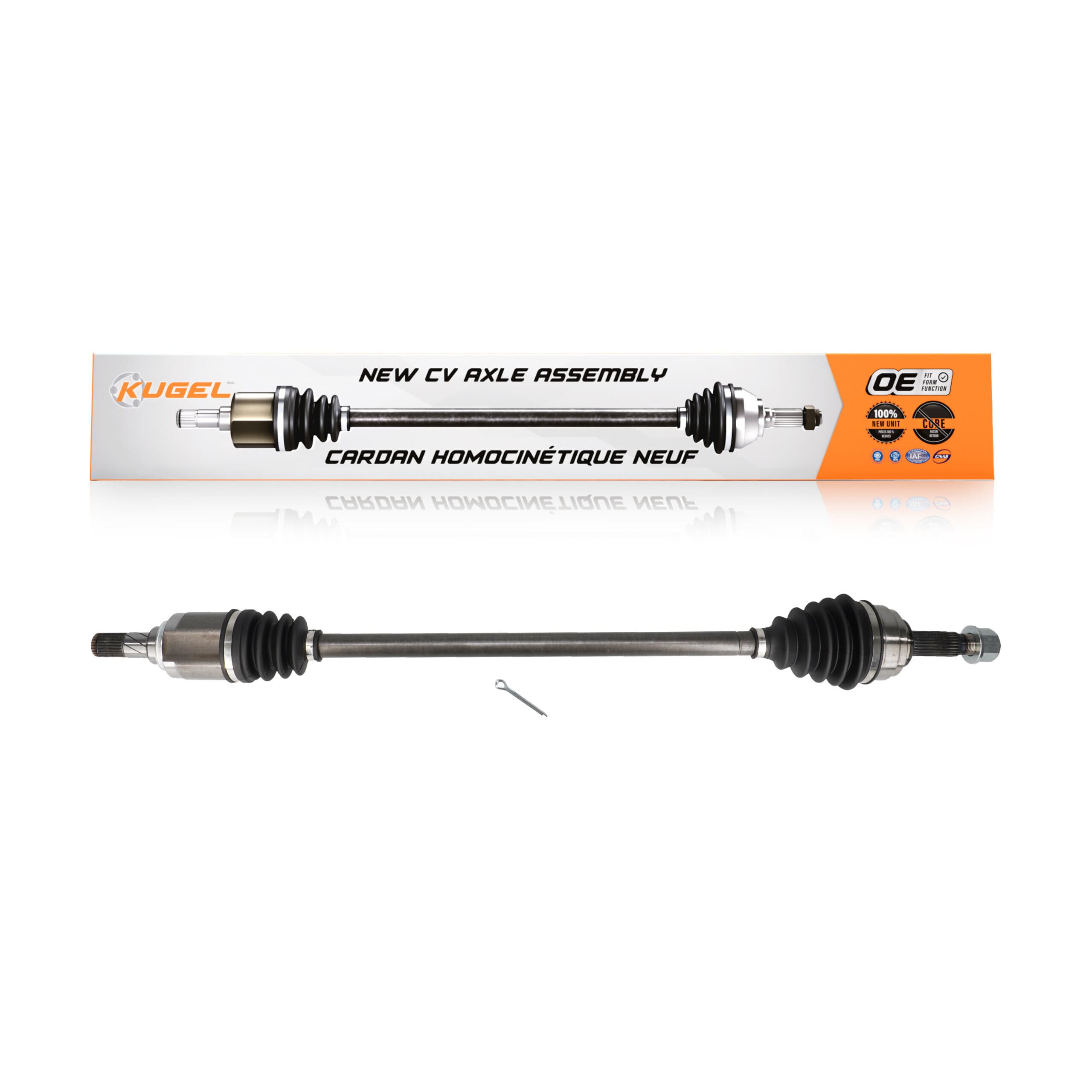 Kugel - NCV-NI53008 - Front Right CV Axle Shaft image 1