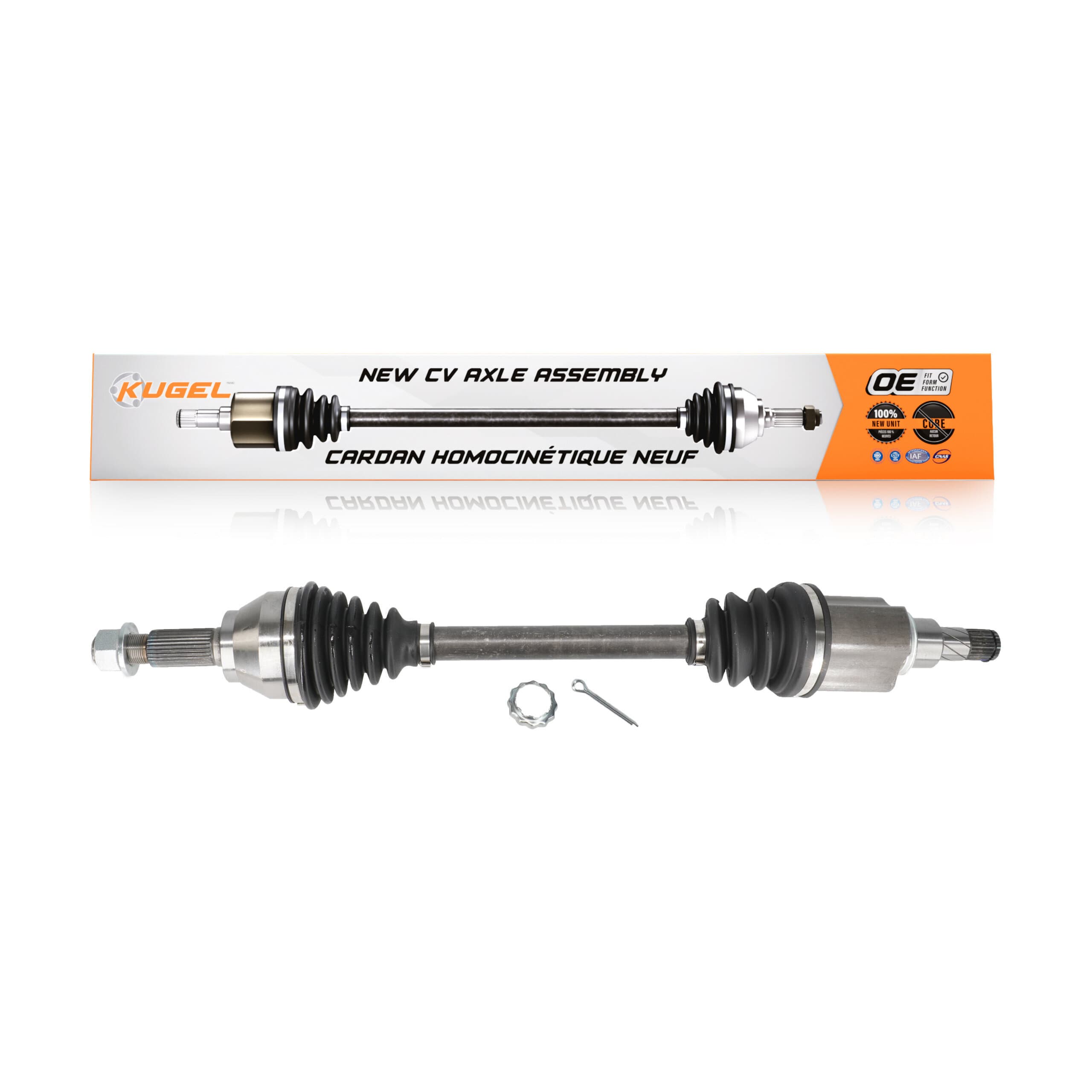 Kugel - NCV-NI53017 - Front Left CV Axle Shaft image 1