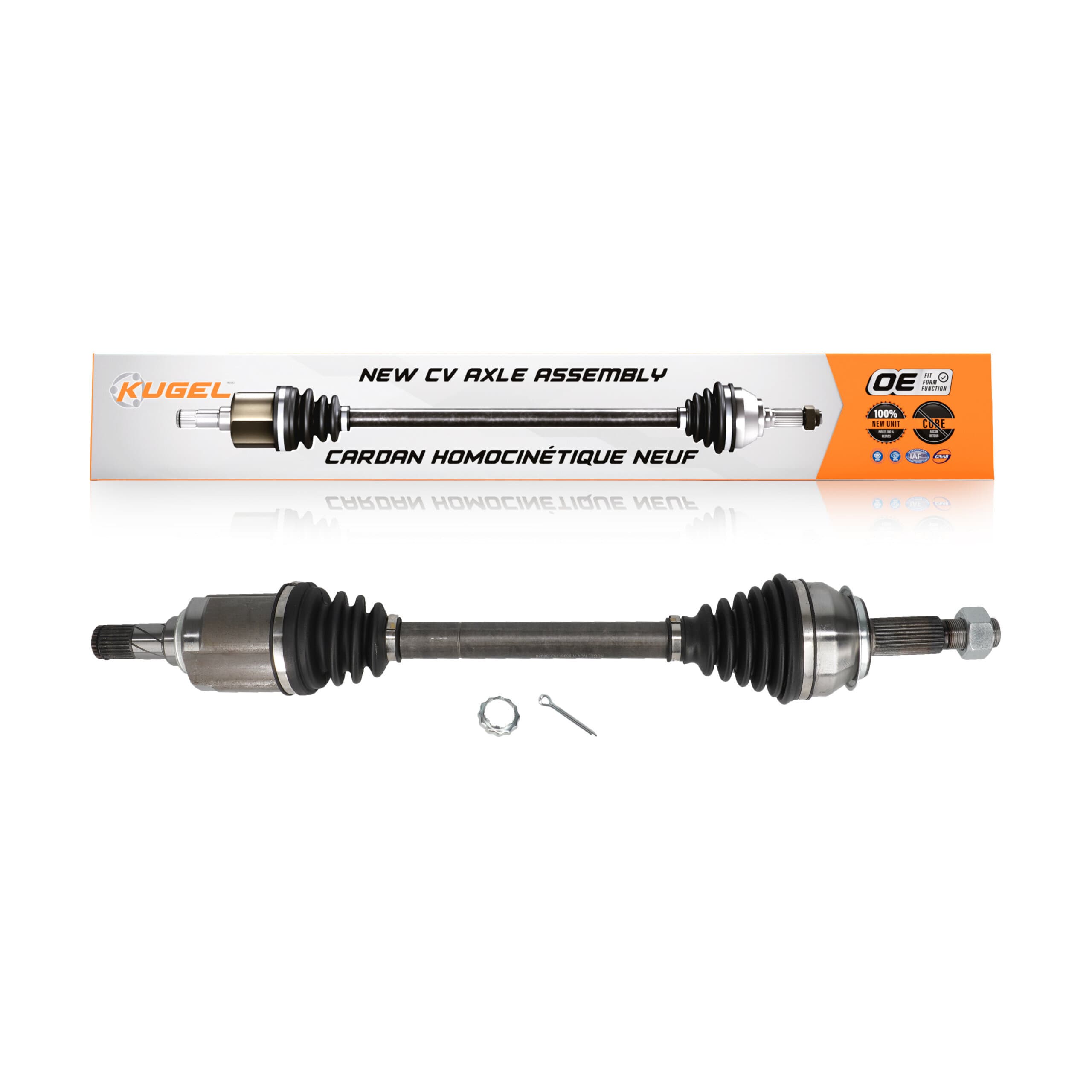 Kugel - NCV-NI53051 - Front Left CV Axle Shaft image 1
