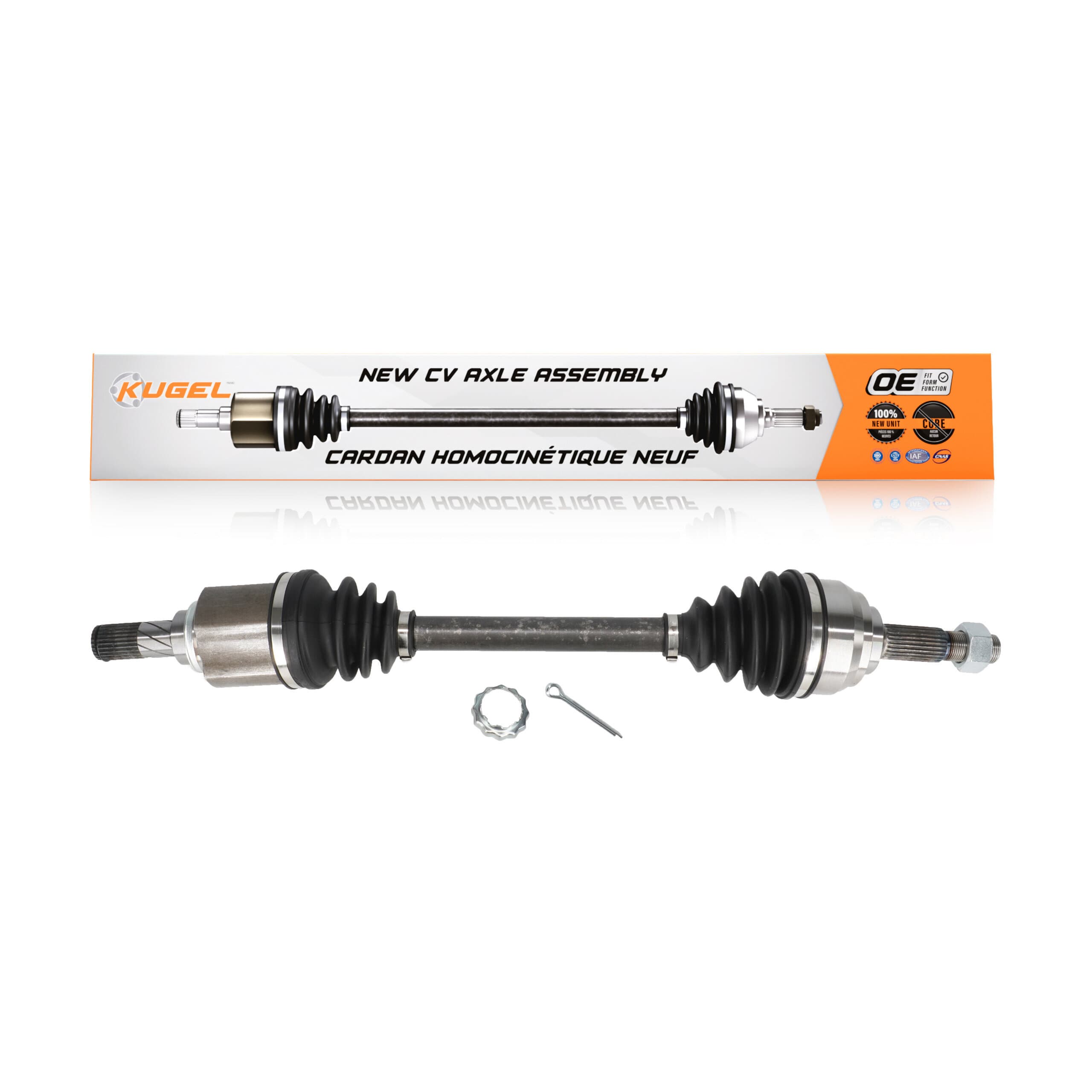 Kugel - NCV-NI53119 - Front Left CV Axle Shaft image 1