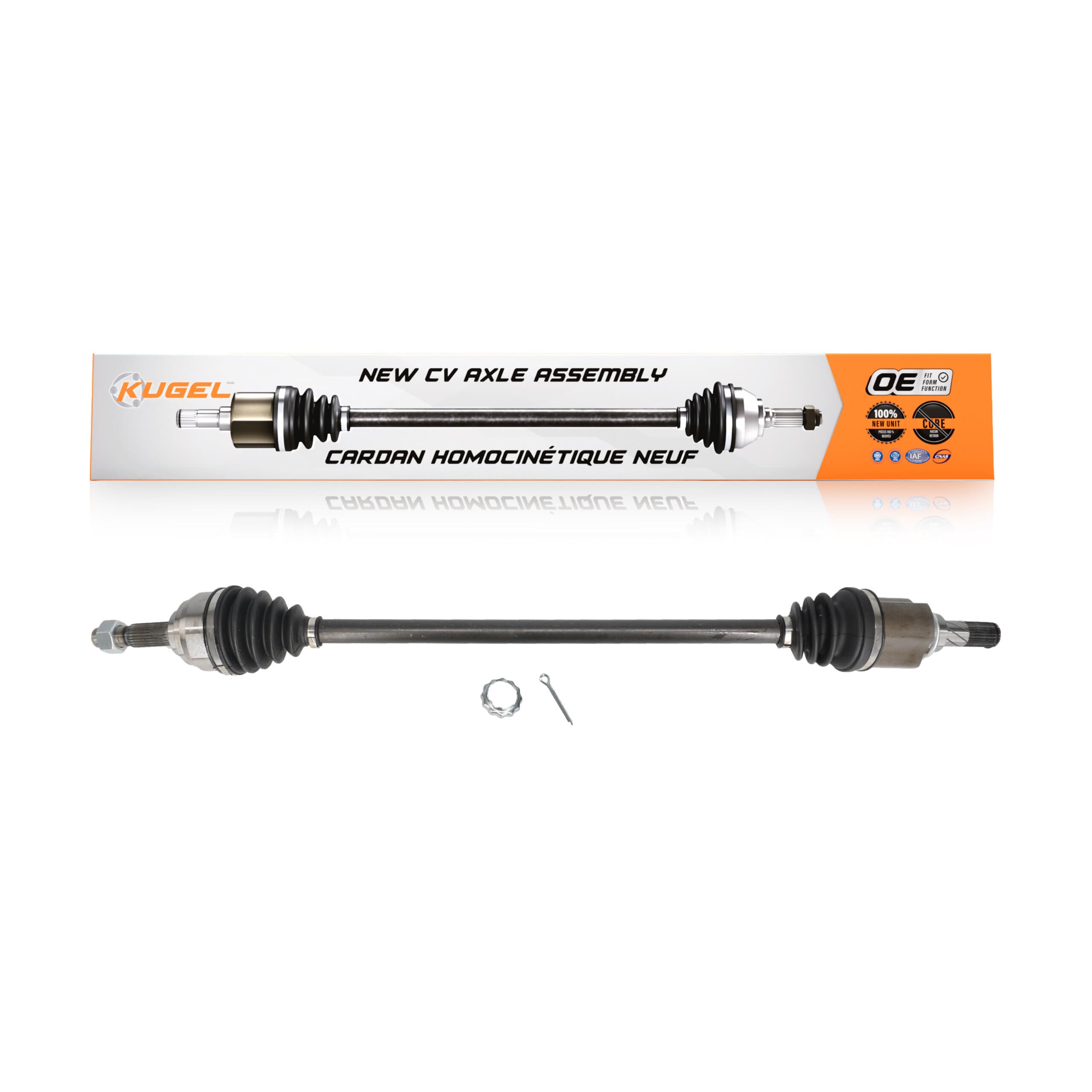 Kugel - NCV-NI53120 - Front Right CV Axle Shaft image 1