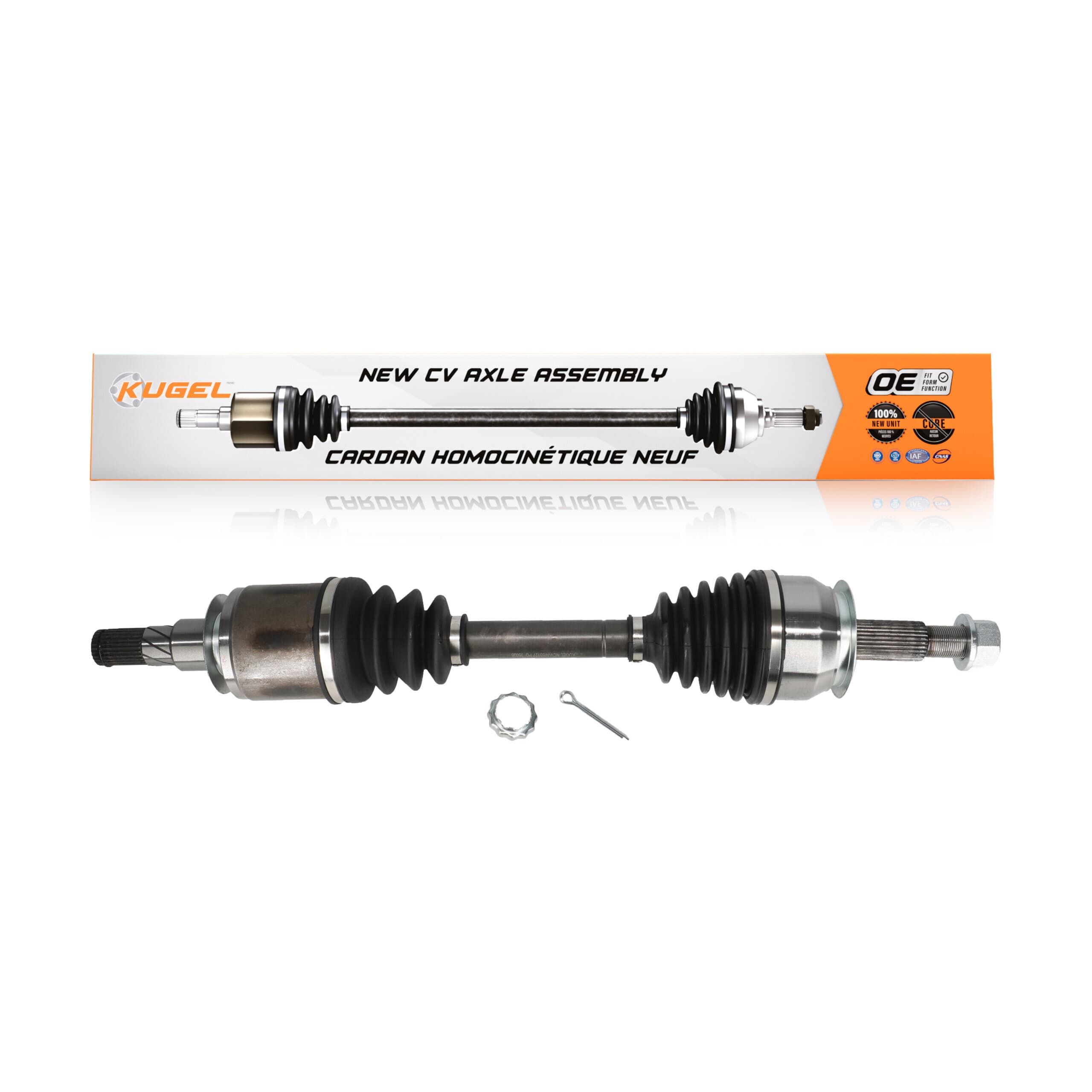 Kugel - NCV-NI53127 - Front Left CV Axle Shaft image 1