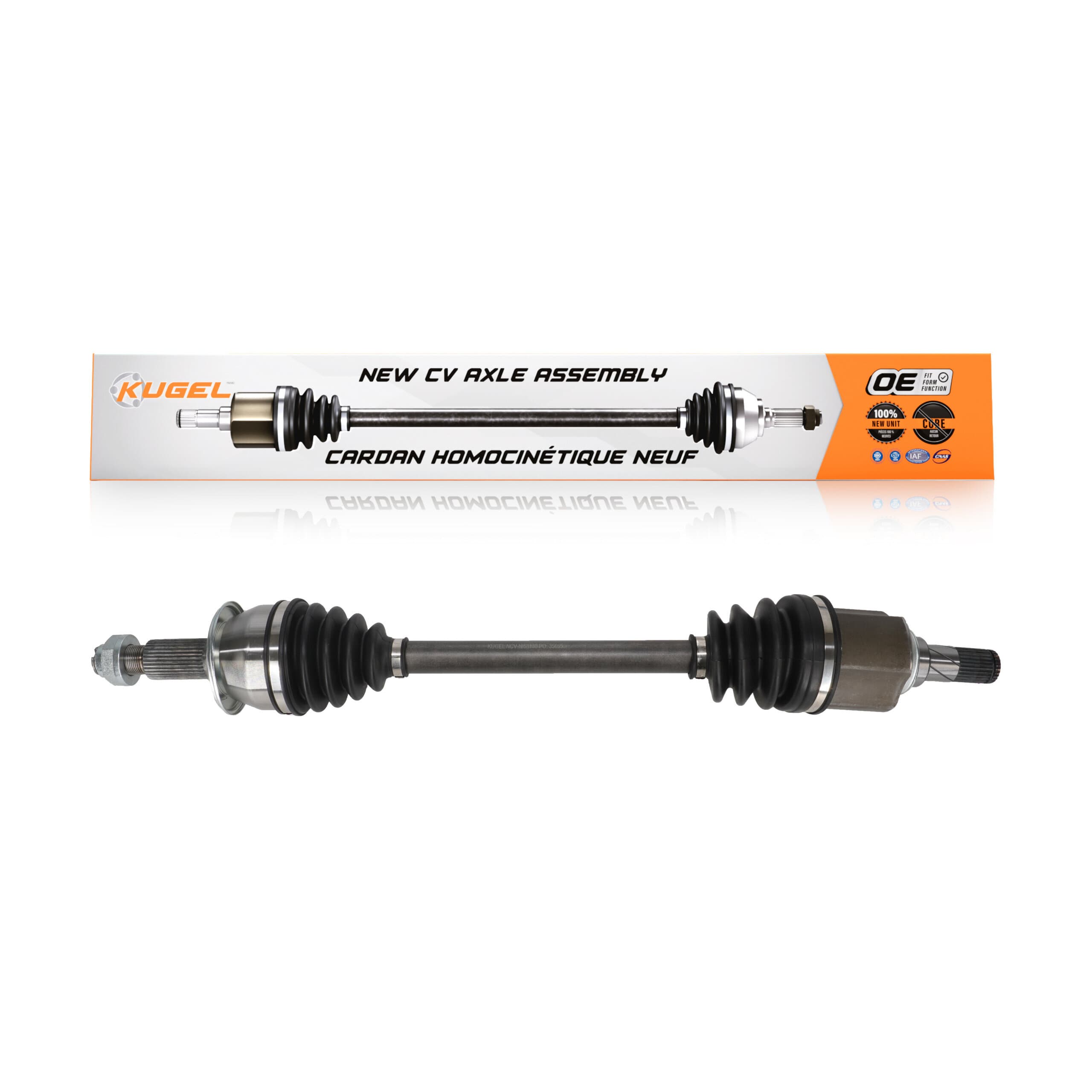 Kugel - NCV-NI53138 - Front Left CV Axle Shaft image 1