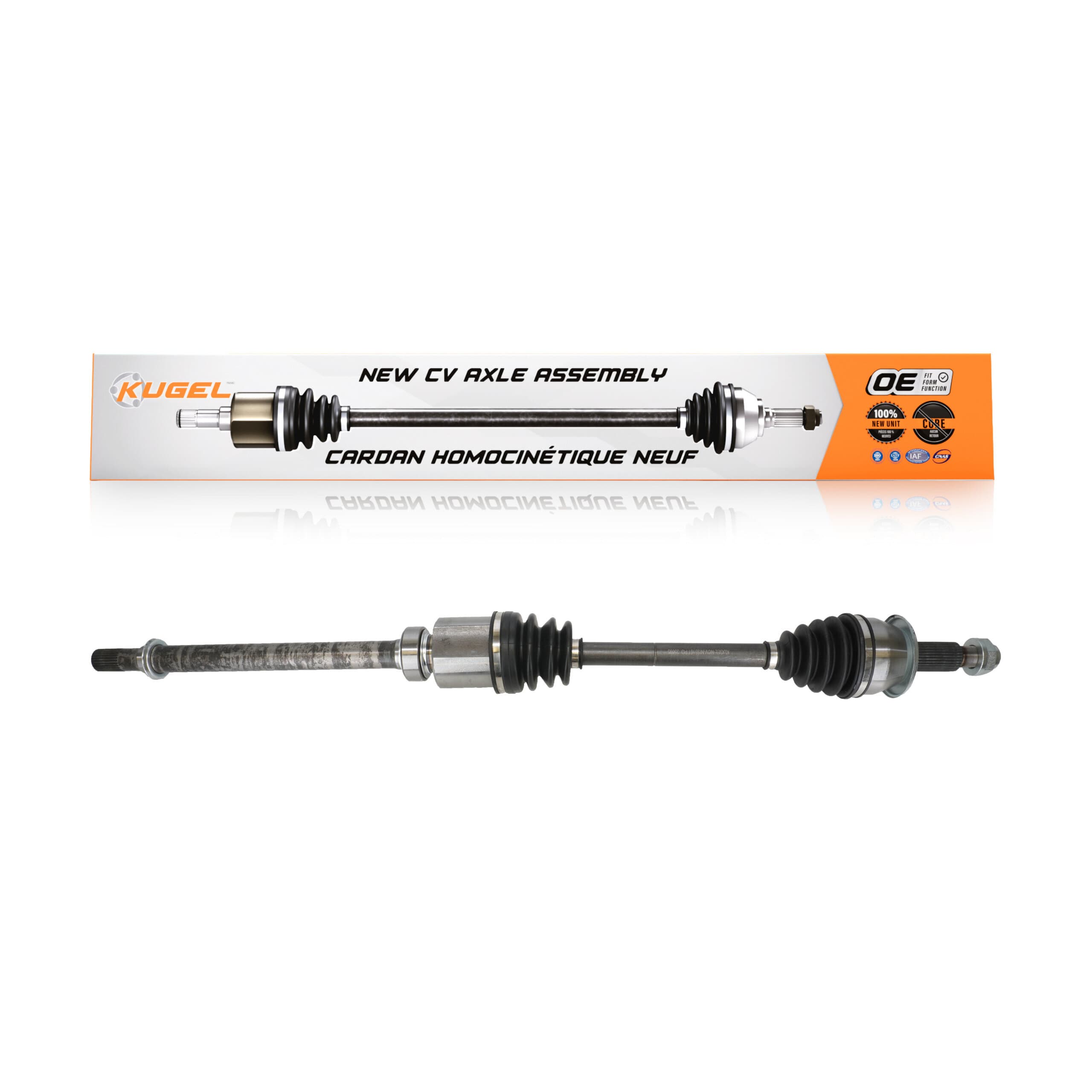 Kugel - NCV-NI53161 - Front Right CV Axle Shaft image 1