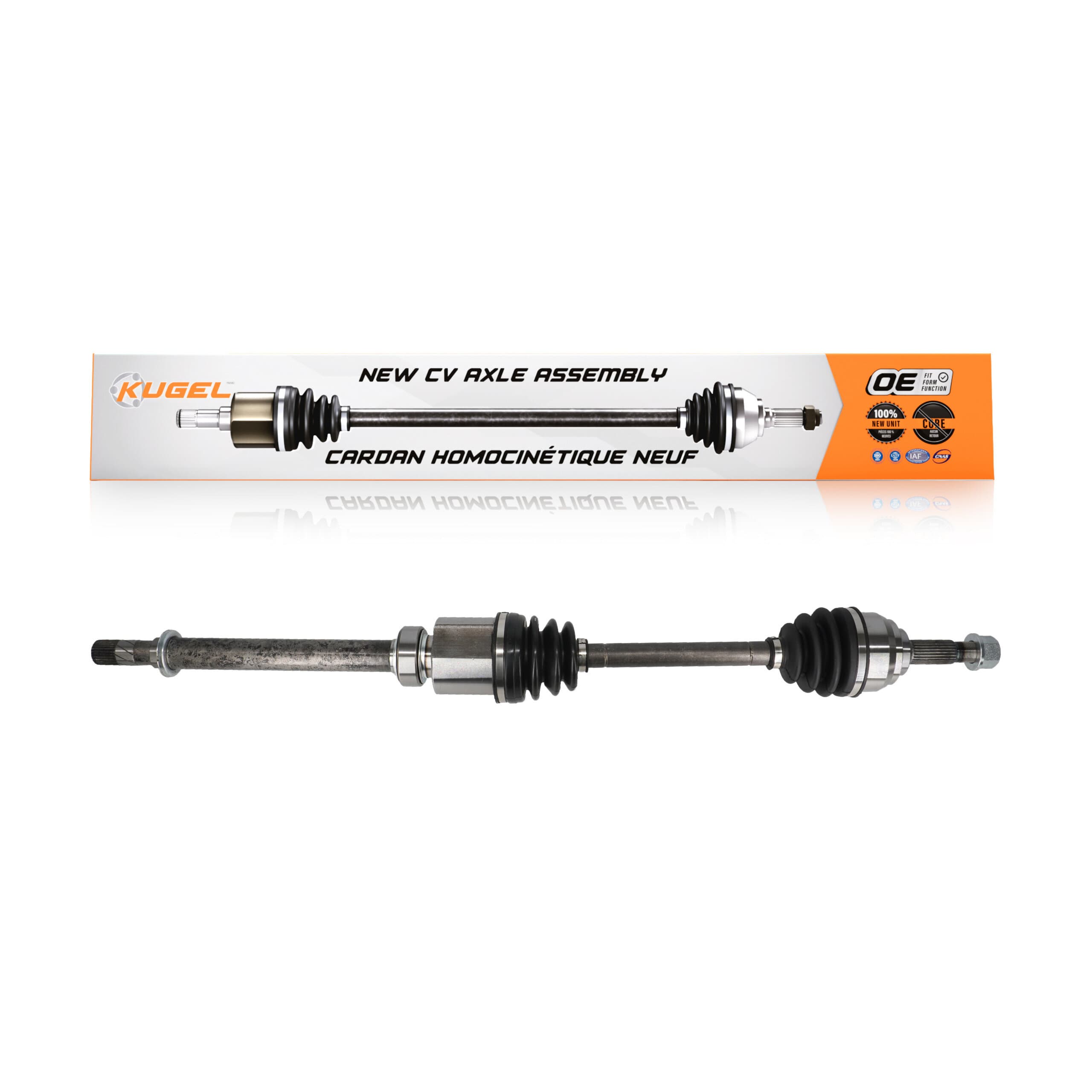 Kugel - NCV-NI53910 - Front Right CV Axle Shaft image 1