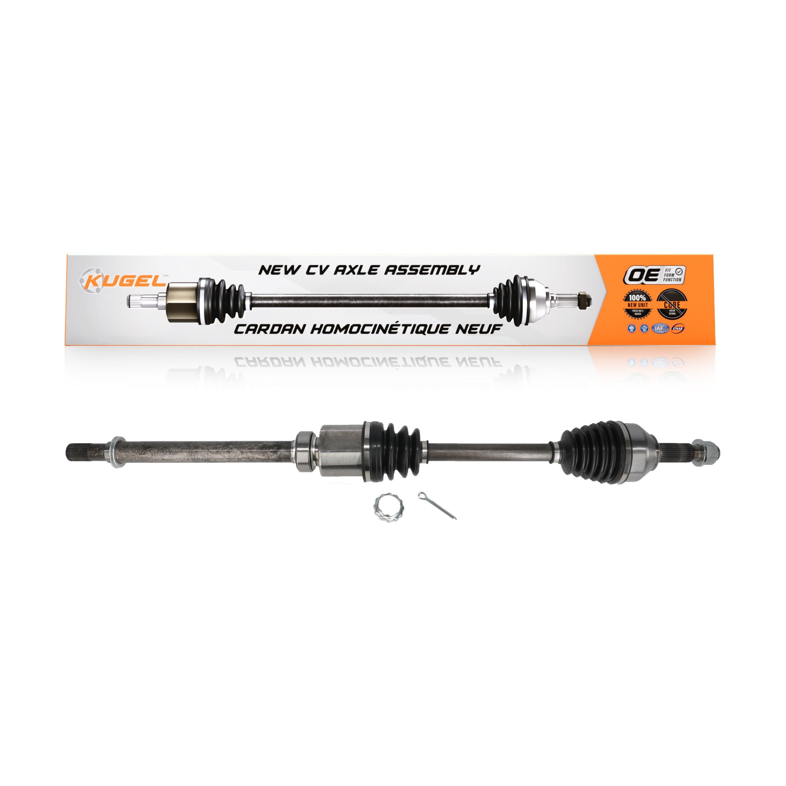 Kugel - NCV-NI53912 - Front Right CV Axle Shaft image 1