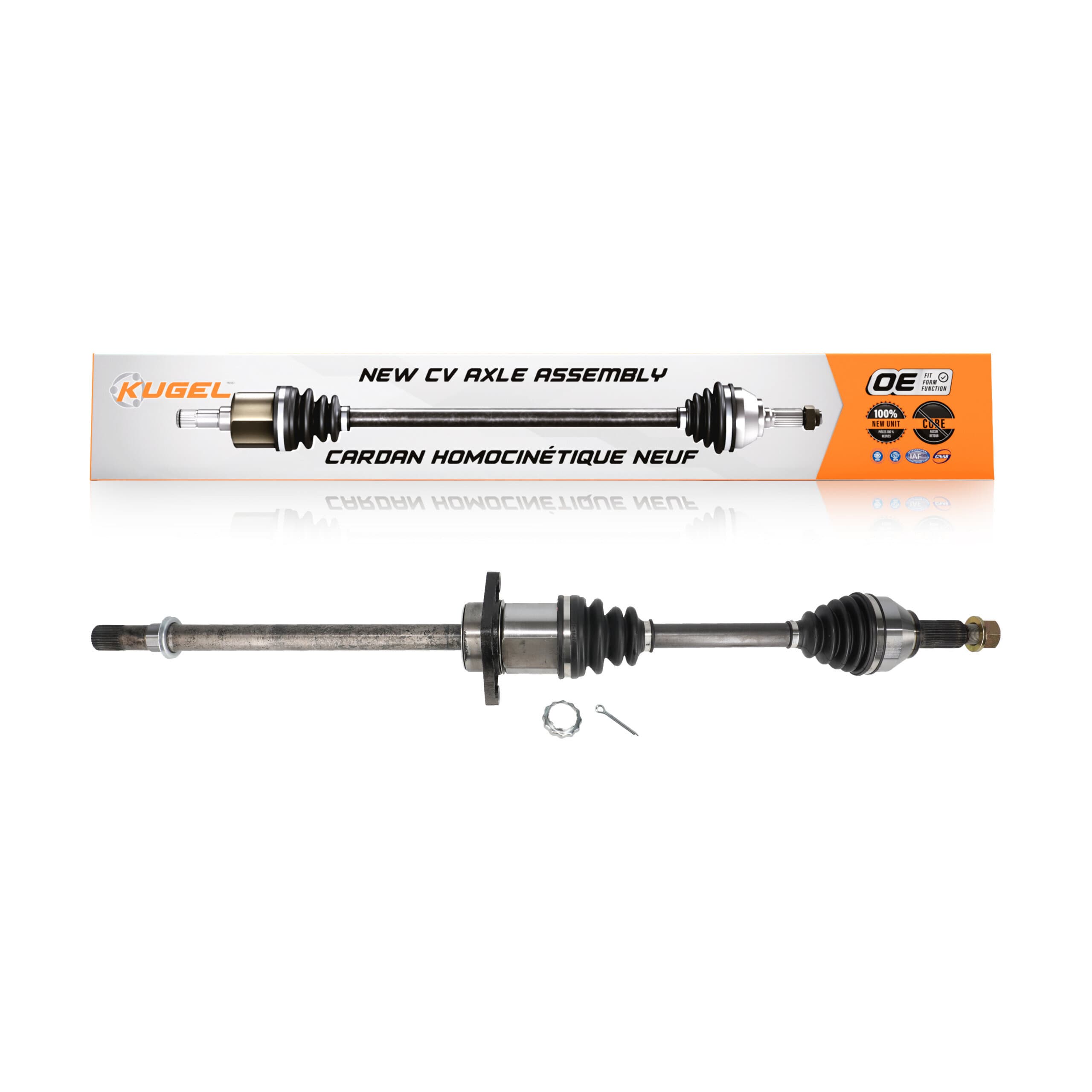 Kugel - NCV-NI53916 - Front Right CV Axle Shaft image 1