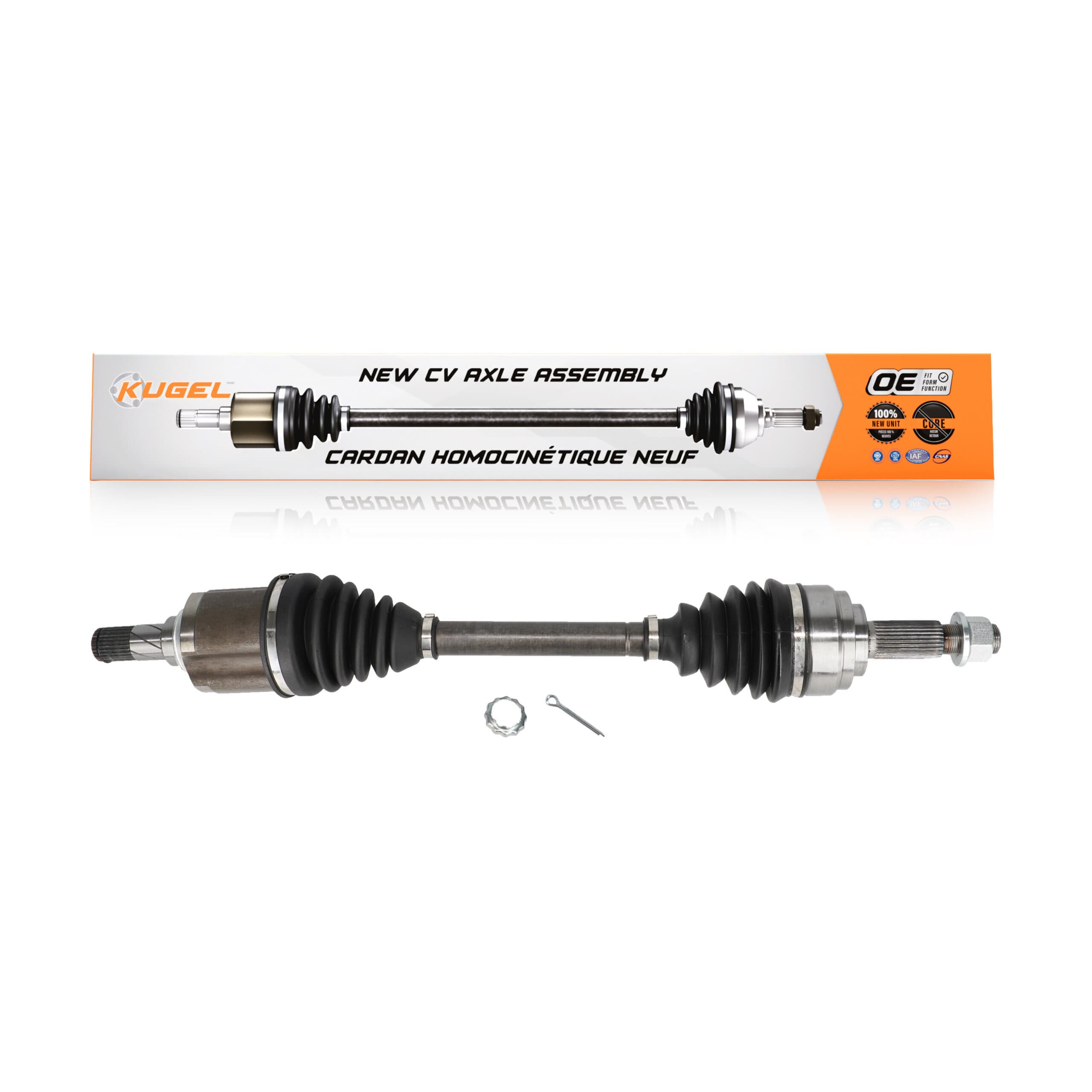 Kugel - NCV-NI53918 - Front Left CV Axle Shaft image 1
