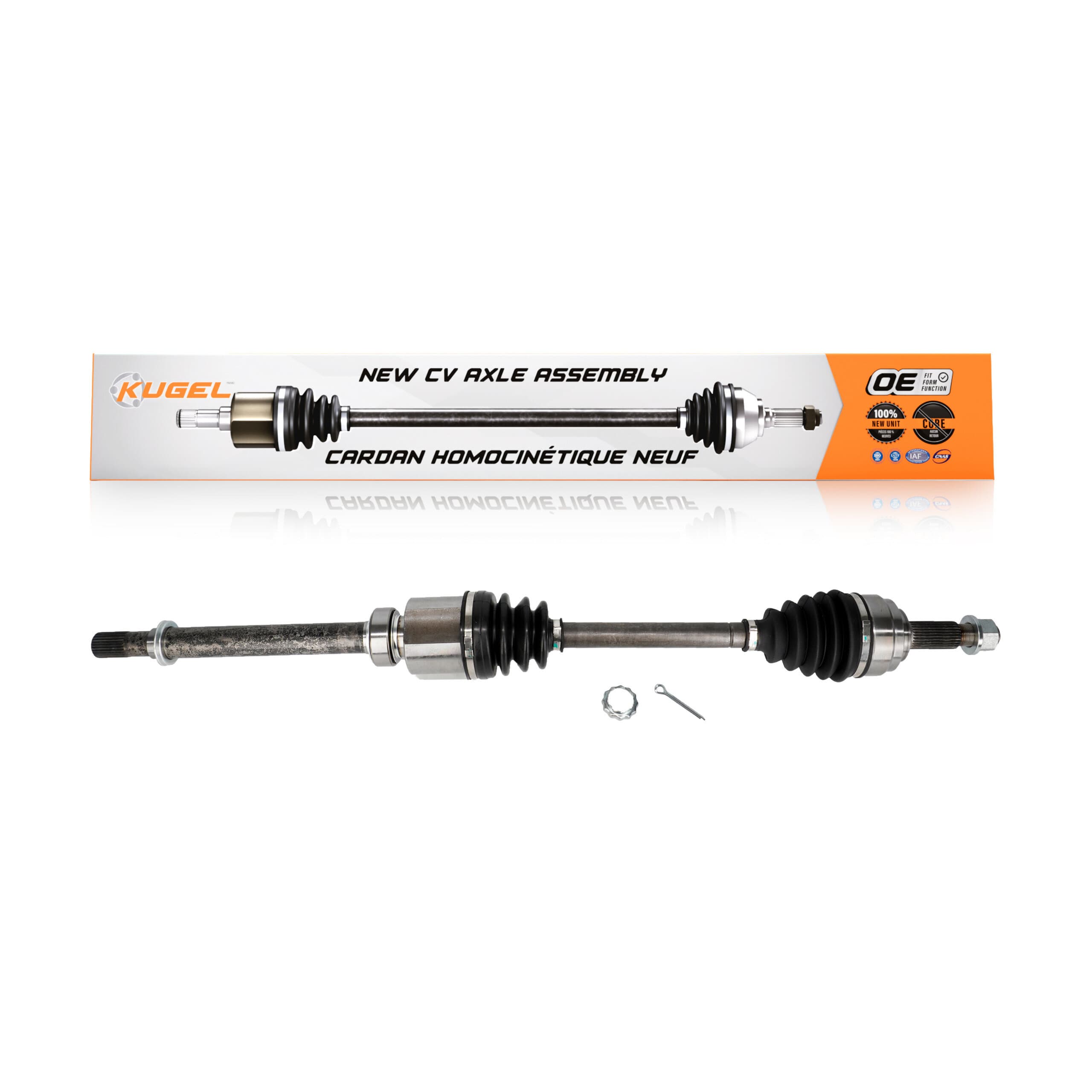 Kugel - NCV-NI53919 - Front Right CV Axle Shaft image 1