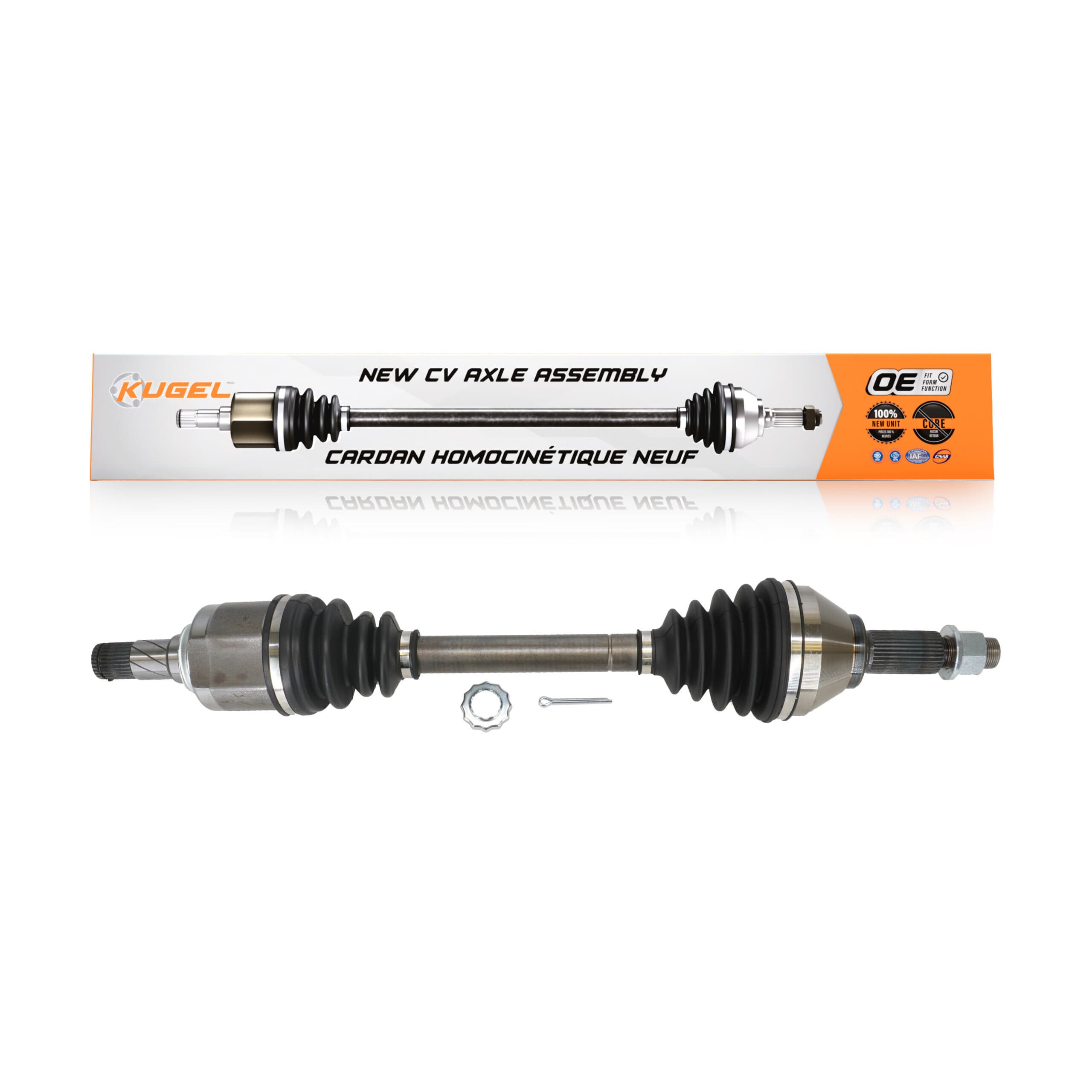 Kugel - NCV-NI53993 - Front Left CV Axle Shaft image 1