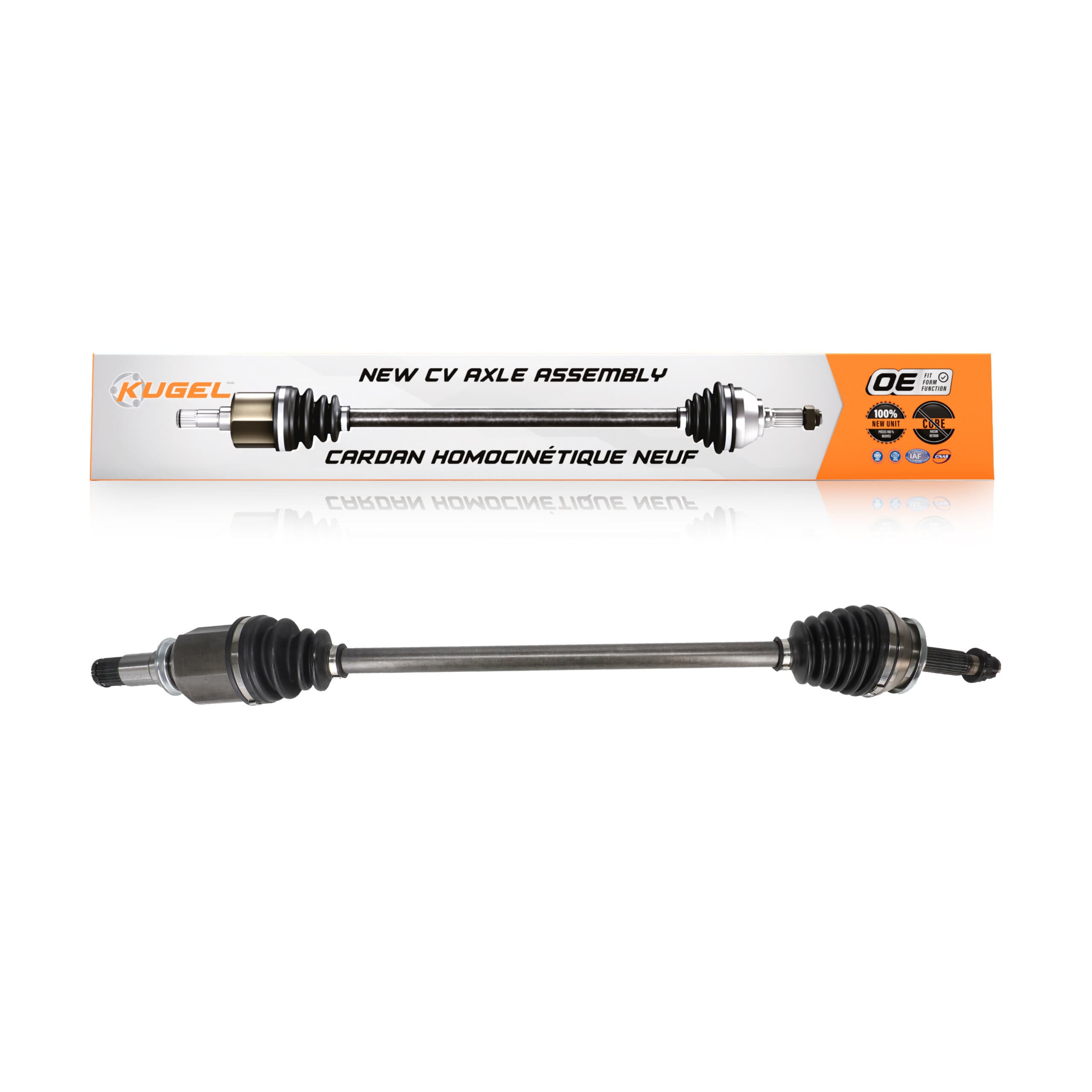 Kugel - NCV-TO19001 - Front Right CV Axle Shaft image 1
