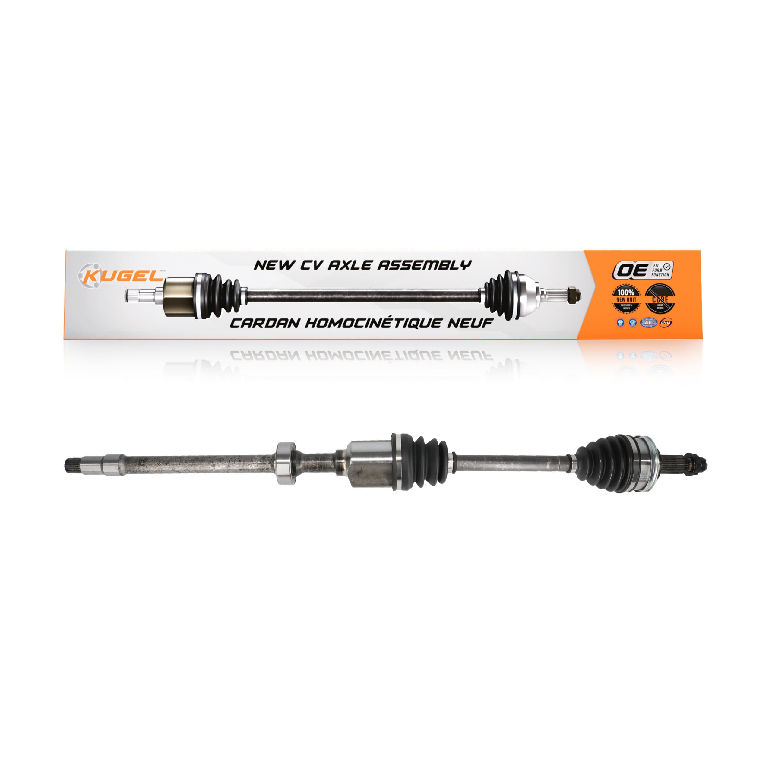 Kugel - NCV-TO69017 - Front Right CV Axle Shaft image 1