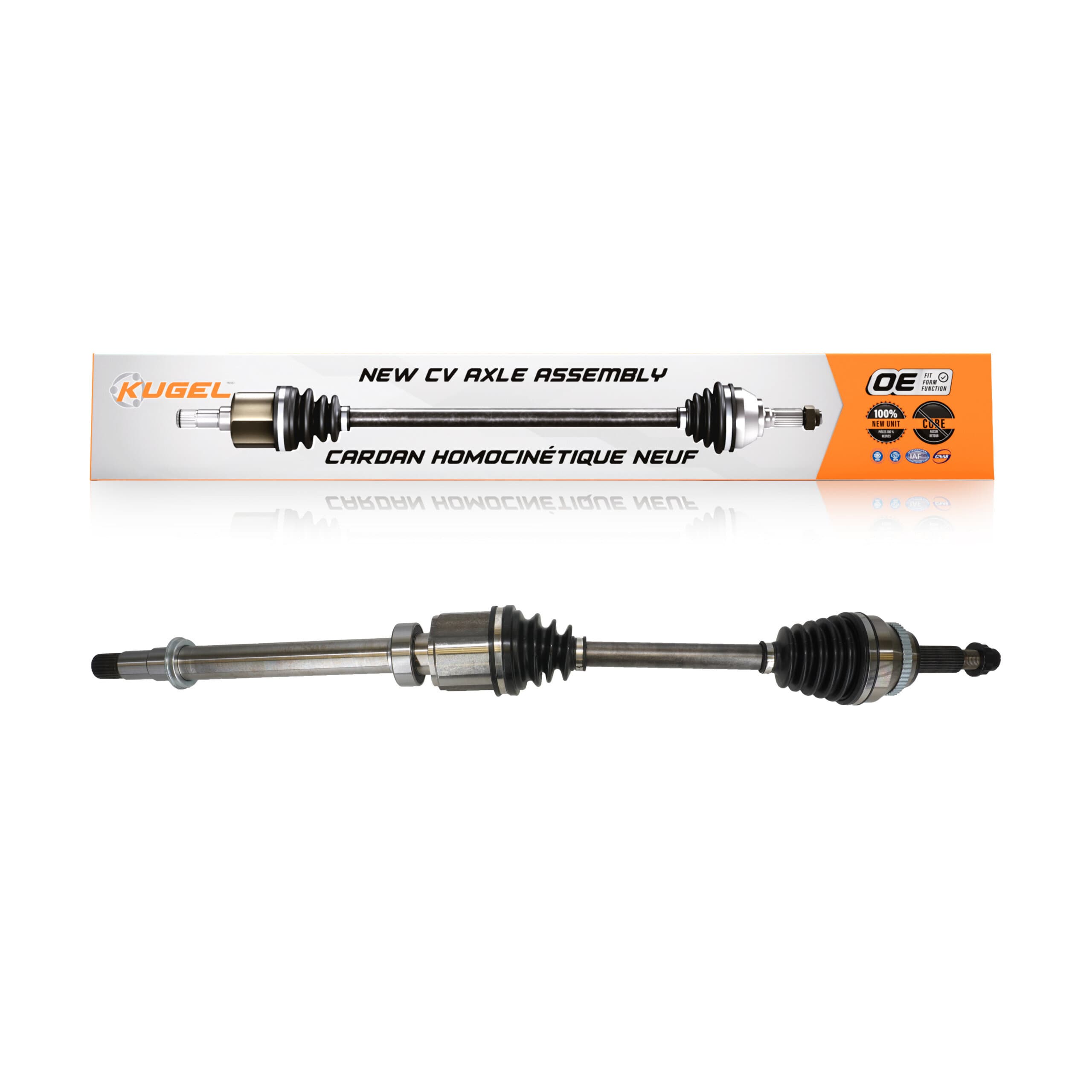 Kugel - NCV-TO69127 - Front Right CV Axle Shaft image 1