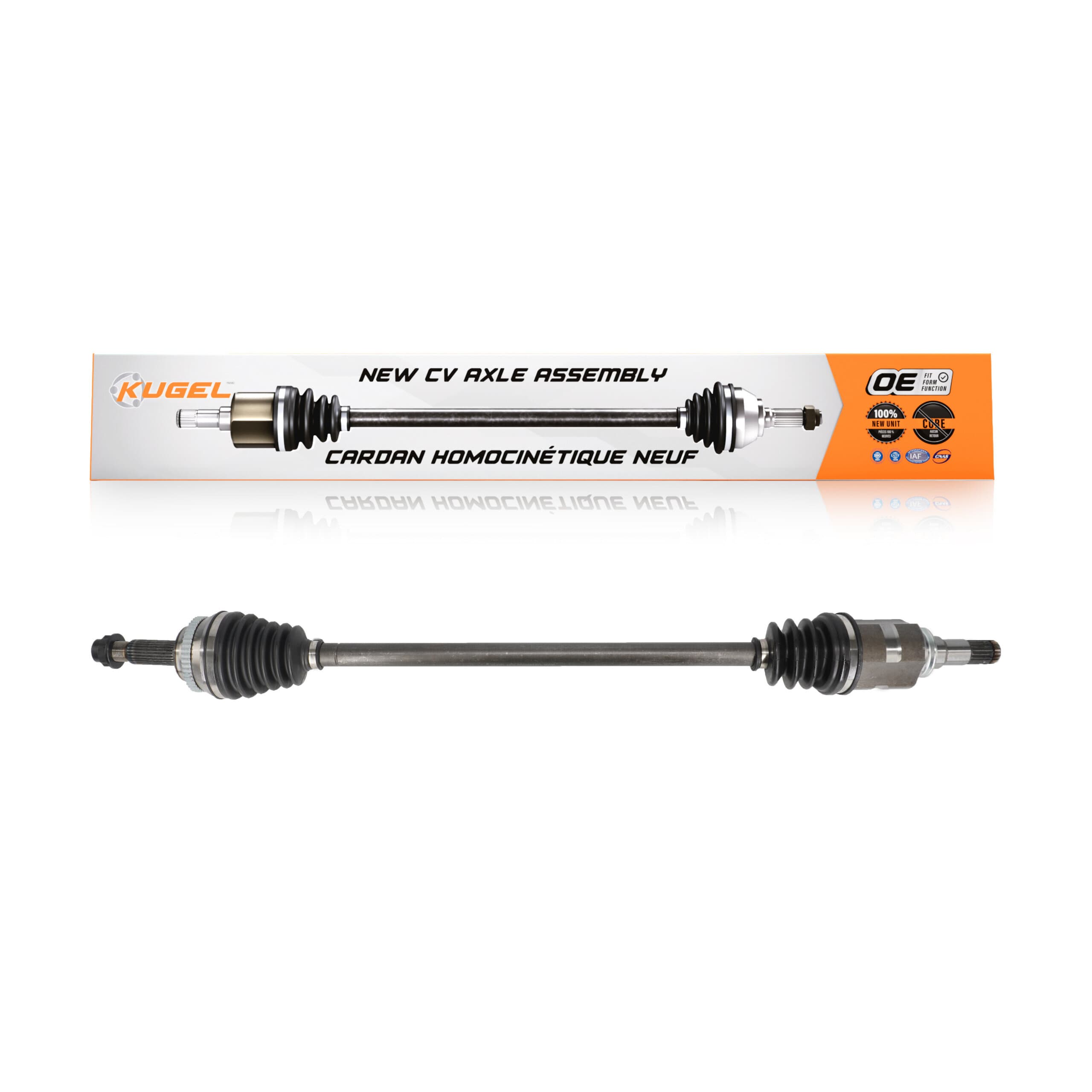 Kugel - NCV-TO69588 - Front Right CV Axle Shaft image 1