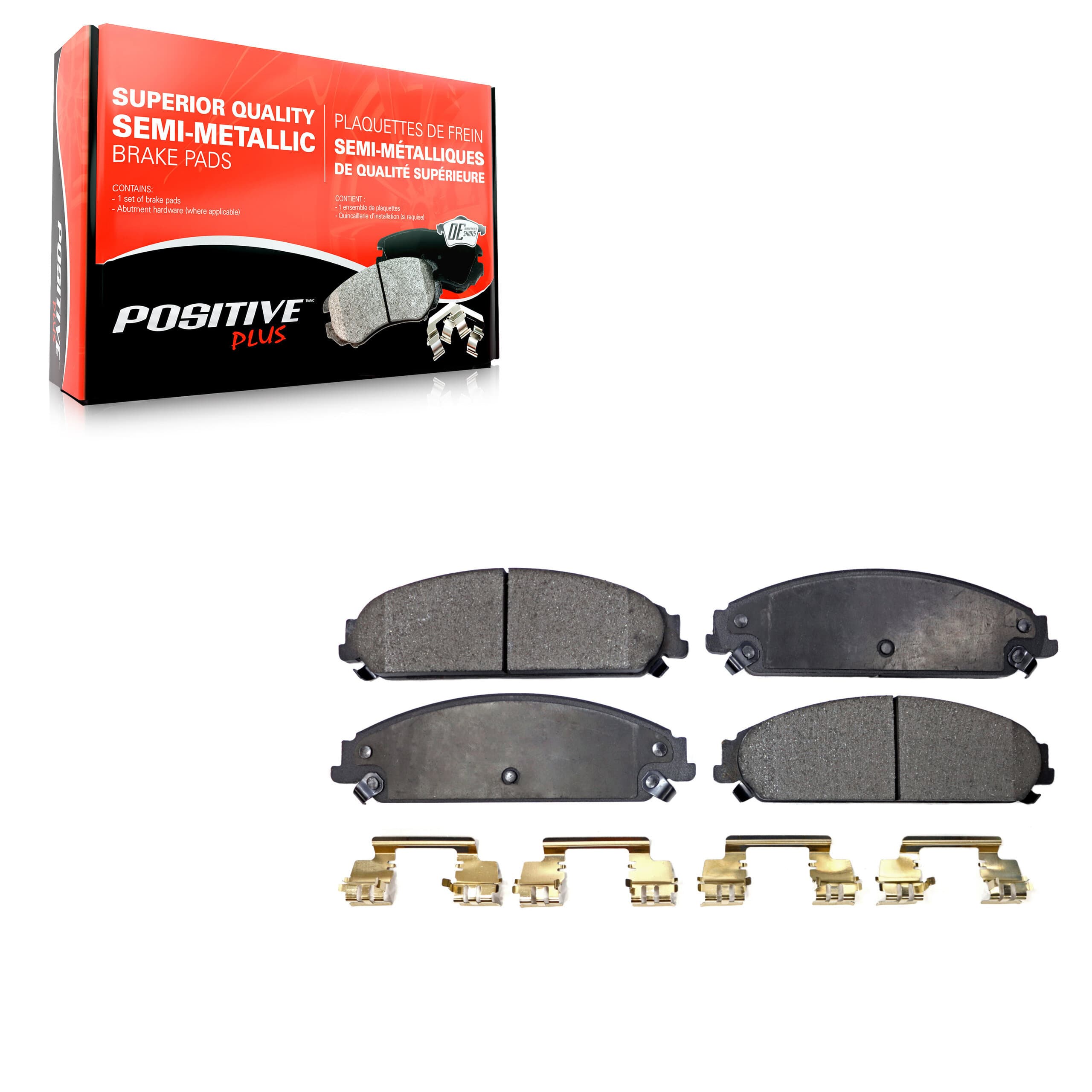 Positive Plus - PPF-D1058 - Front Disc Brake Pad image 1